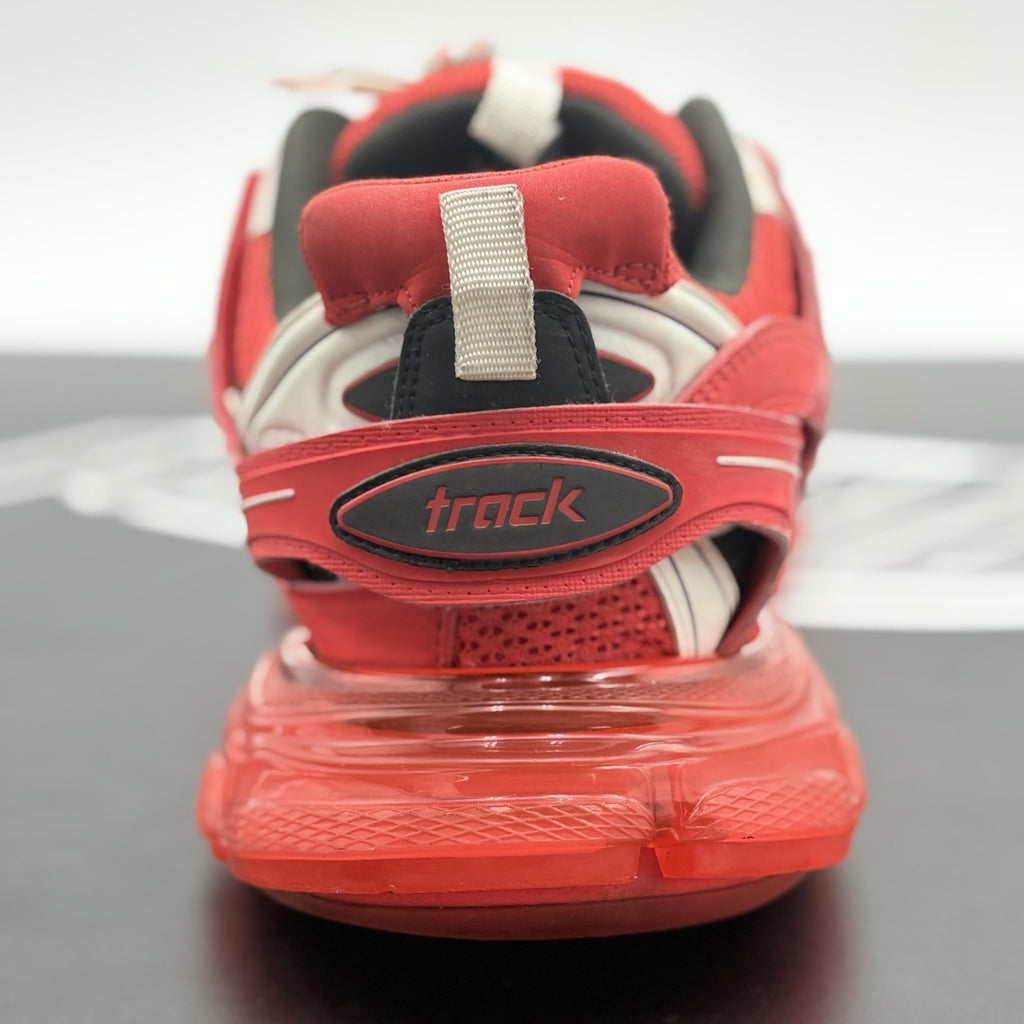 Size 42 (9 US) - Balenciaga Track Clear Sole ' Red ' | GOOD CONDITION!