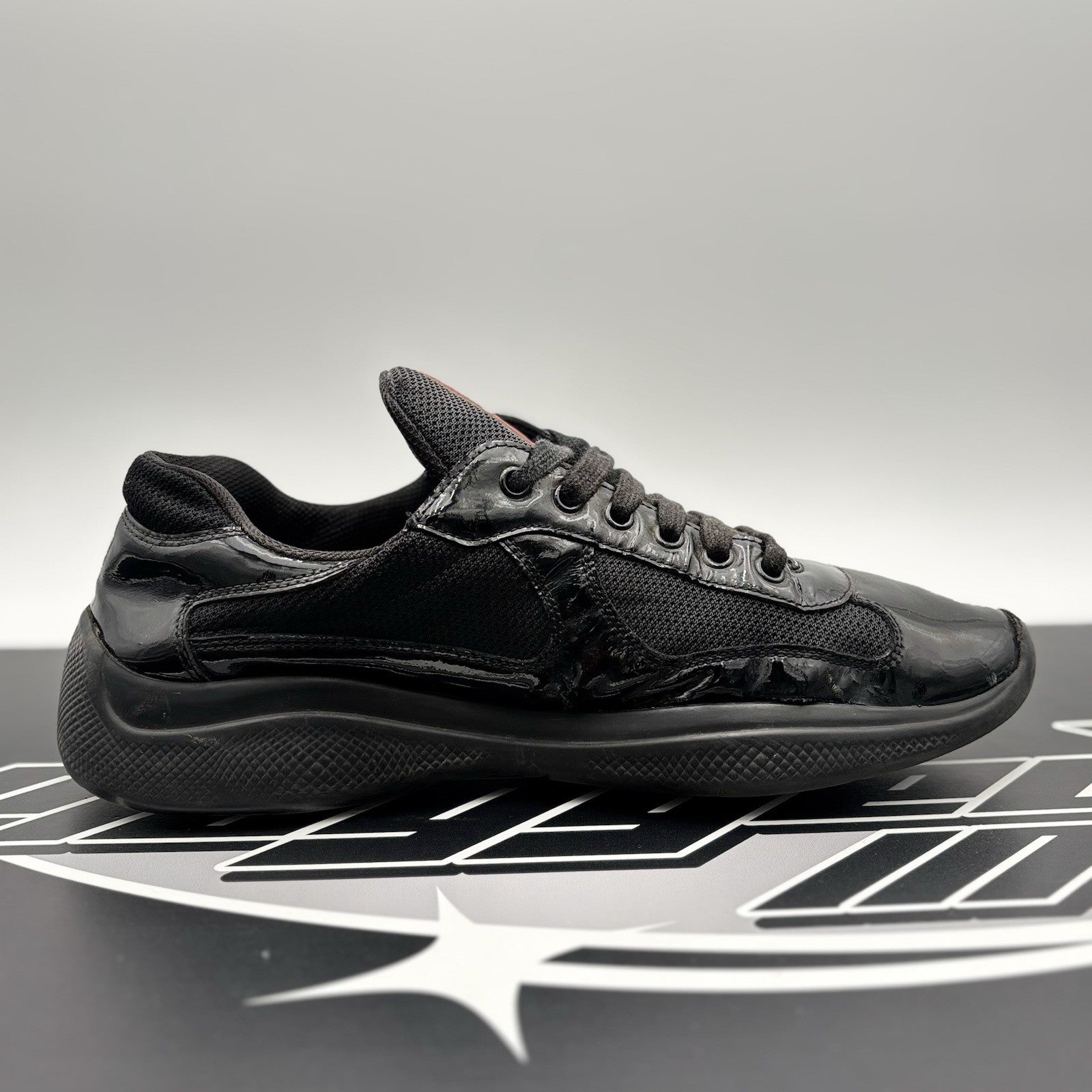 Size 8 UK (9 US) Prada Americas Cup ' Black '