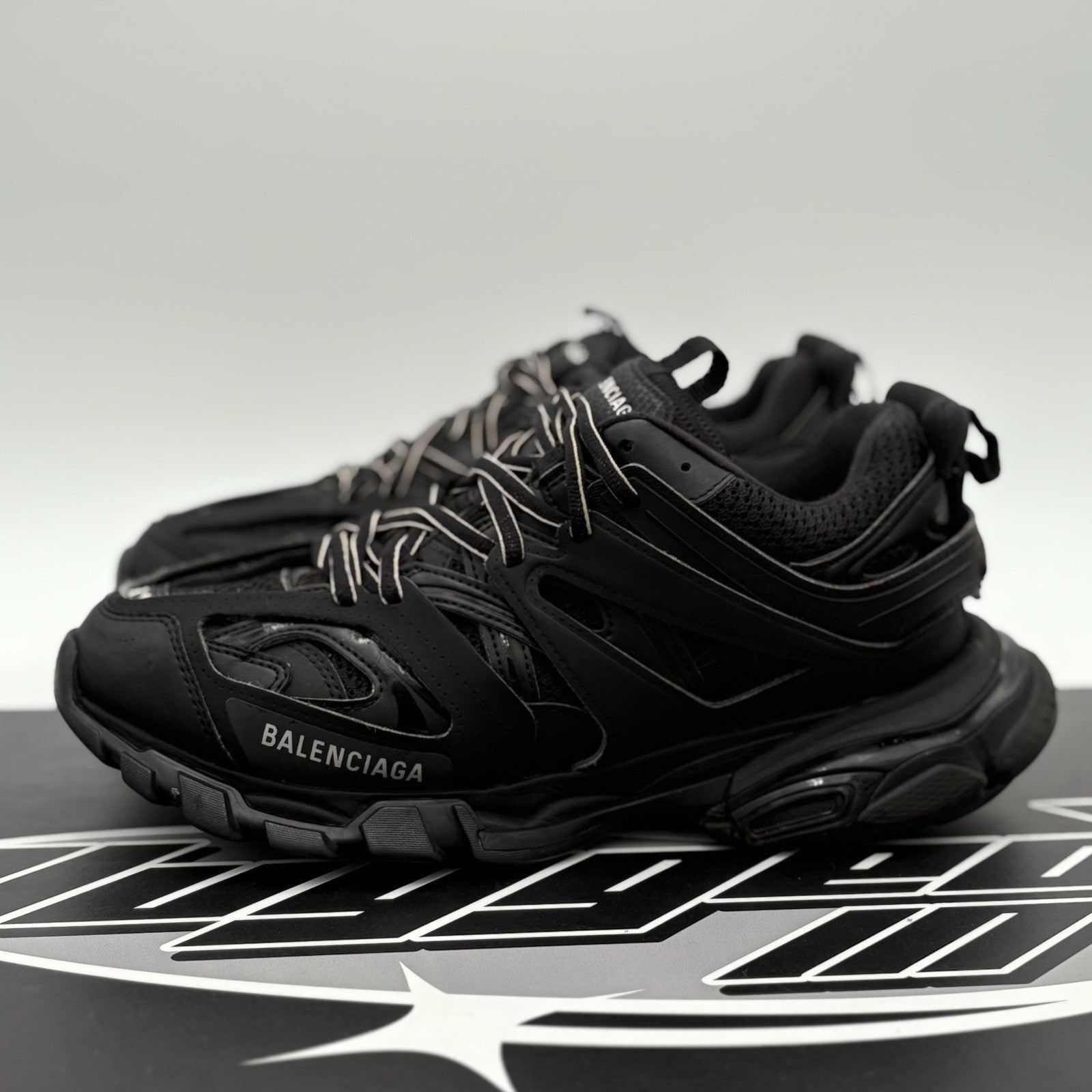 Size 41 (8 US) - Balenciaga Track Sneaker ' Black ' | GOOD CONDITION!