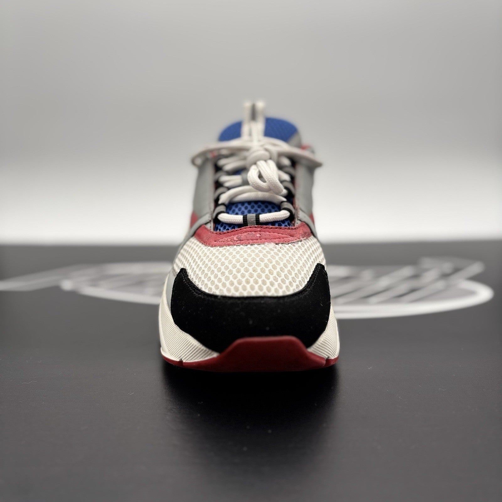 Size 44 (US 11) - Dior B22 Sneaker ‘ Gray, Red, Blue ‘ | GREAT CONDITION!