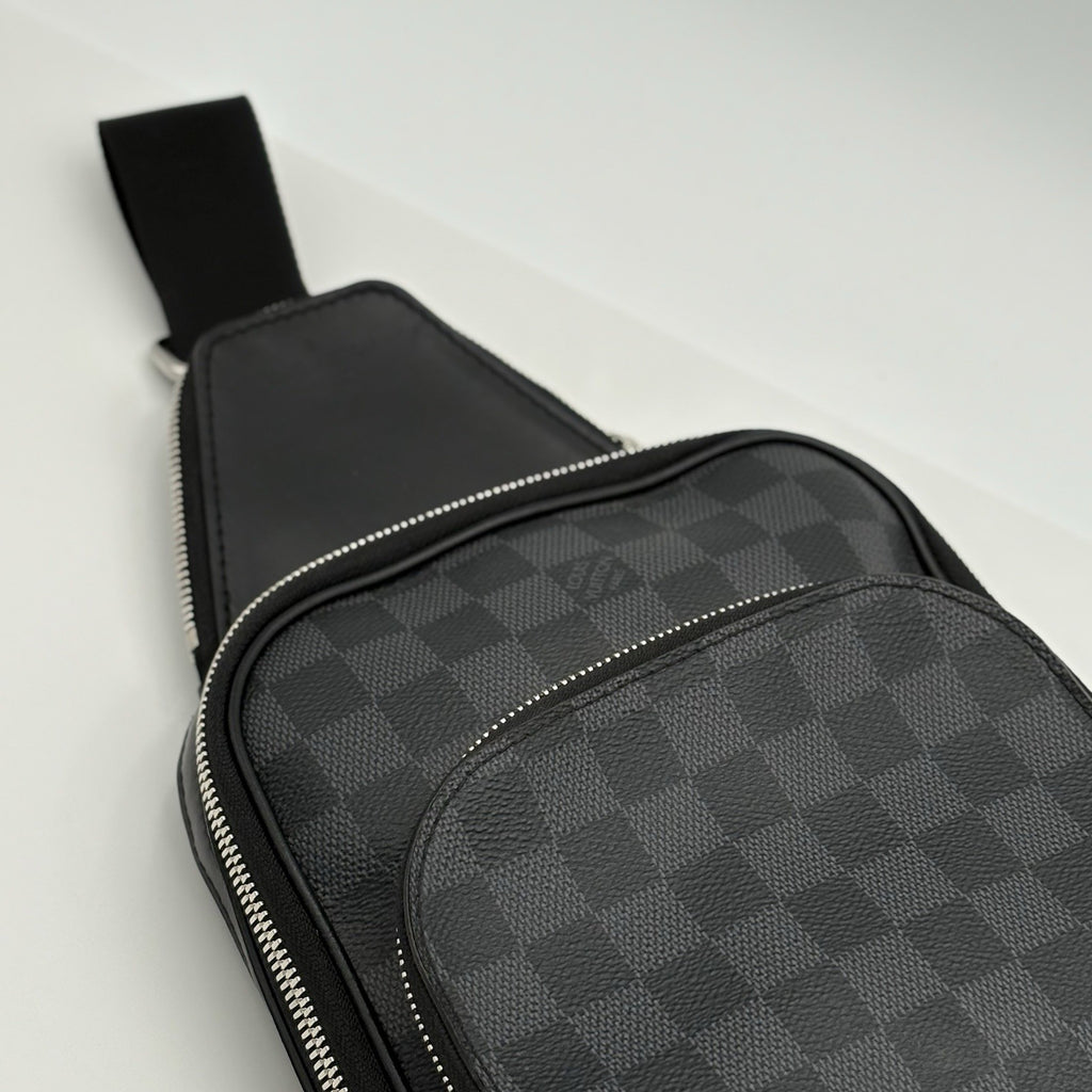 Louis Vuitton Sling Bag Damier Graphite Canvas ' Black ' | SUPER CLEAN!