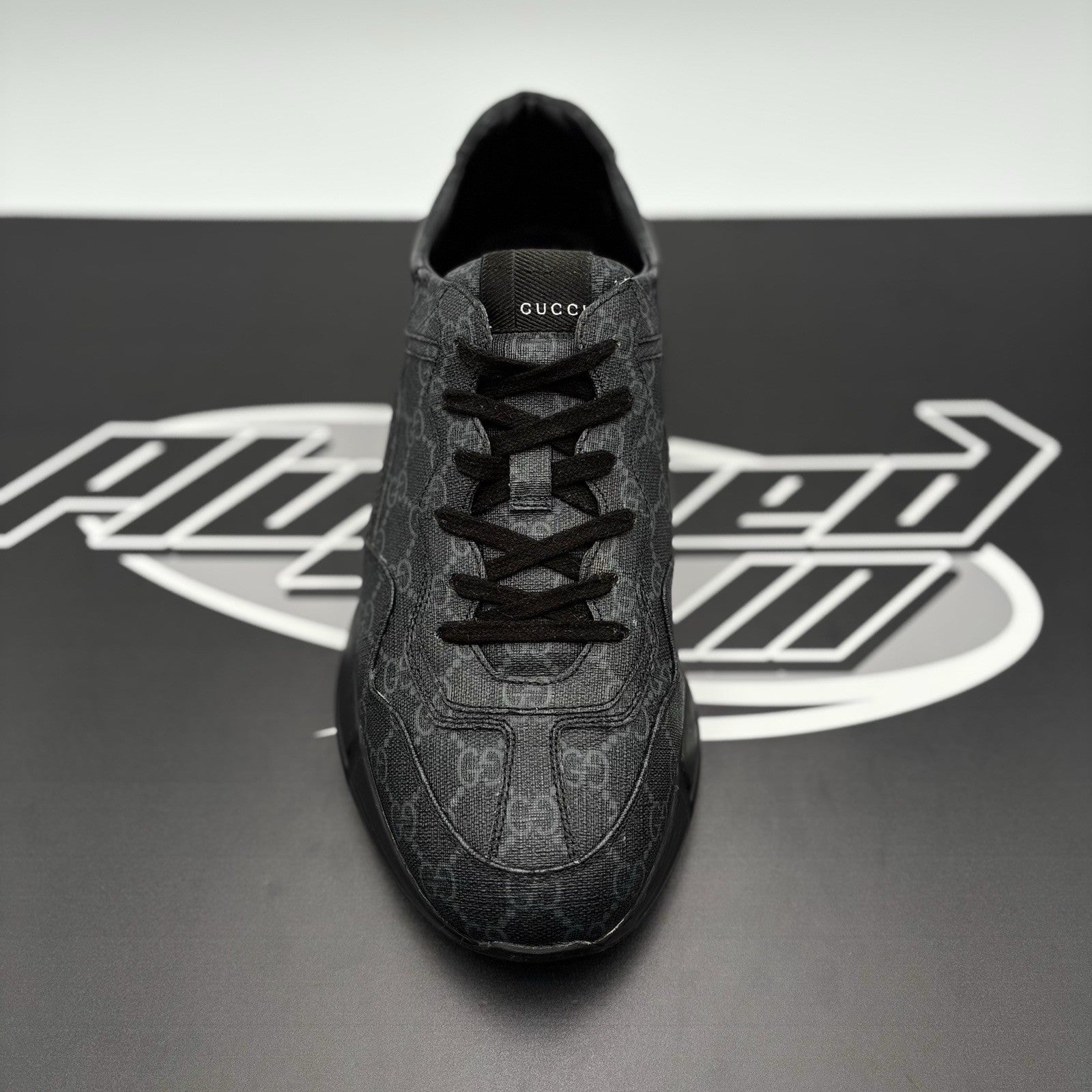 Size 10 G (10.5 US) - Gucci Rhyton ' Monogram Black ' | GREAT CONDITION!
