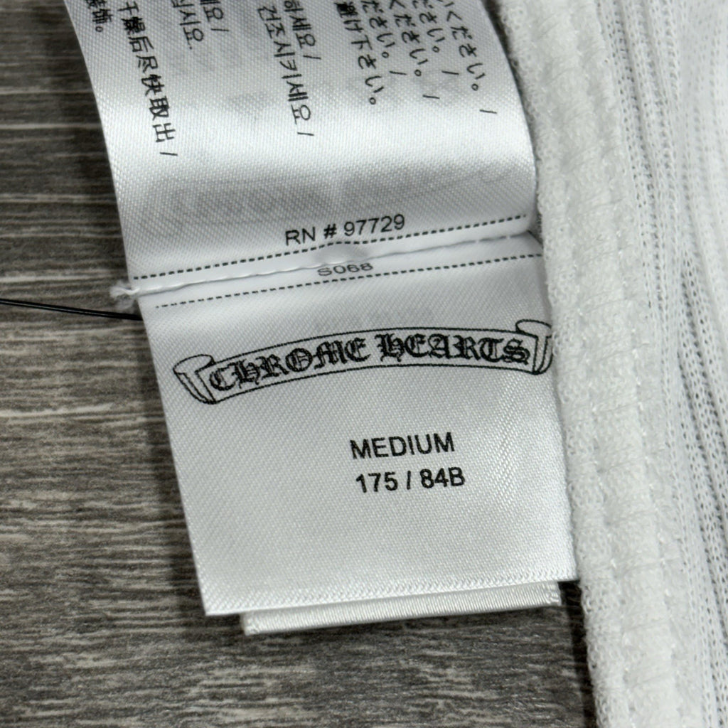 Size Medium - Chrome Hearts Horseshoe Tank Top ' White Black ' BRAND NEW!