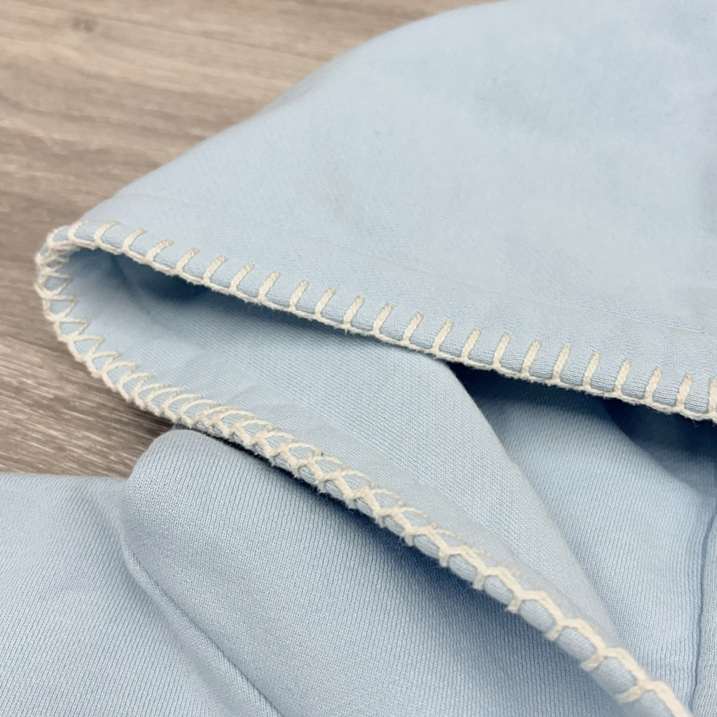 Size M - Amiri Eternal Happiness Embroidered Hoodie ' Blue ' | GREAT CONDITION!