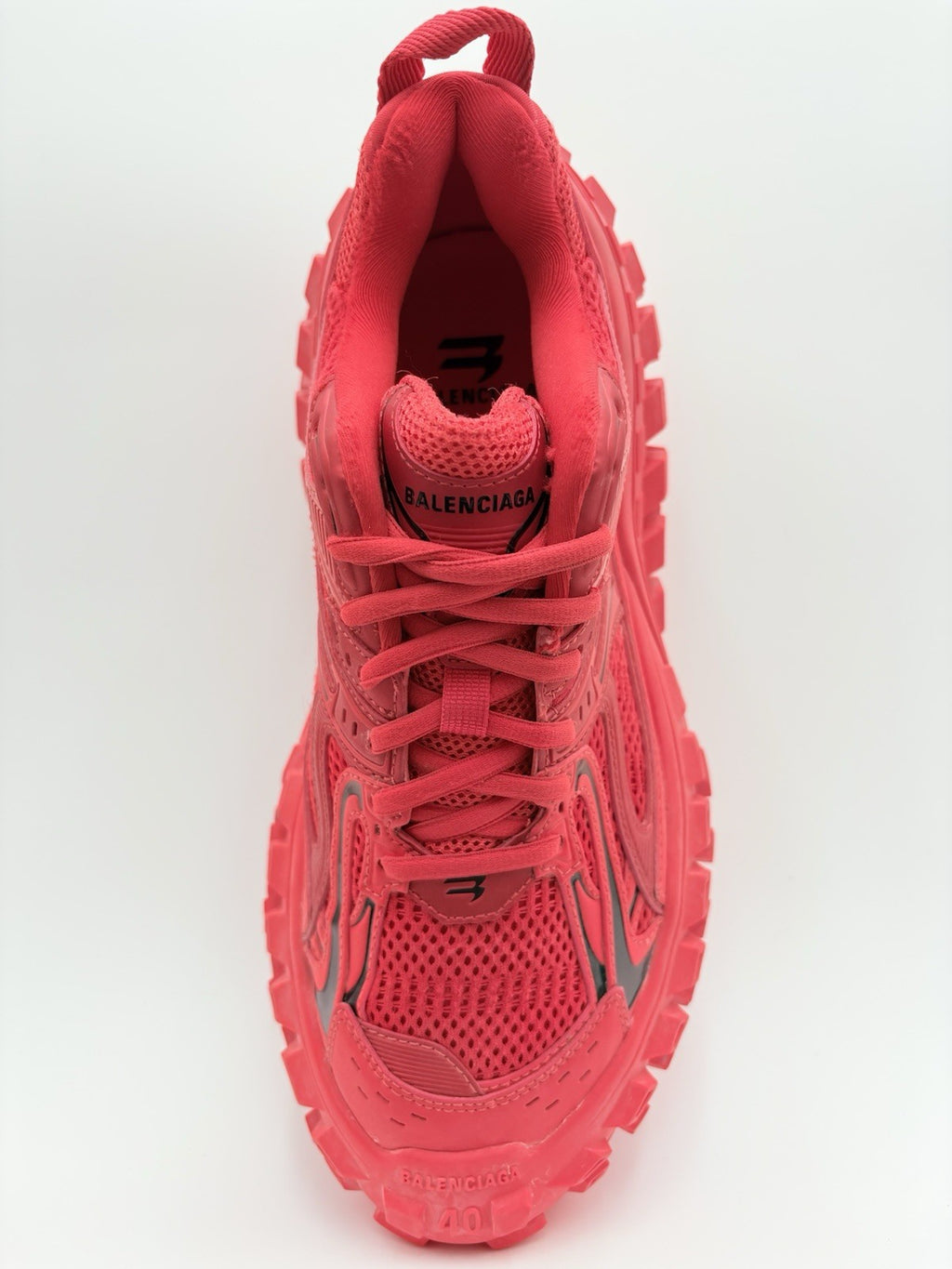Size 40 (7 US) - Balenciaga Bouncer Defender Sneaker ' Red ' | EXCELLENT COND!