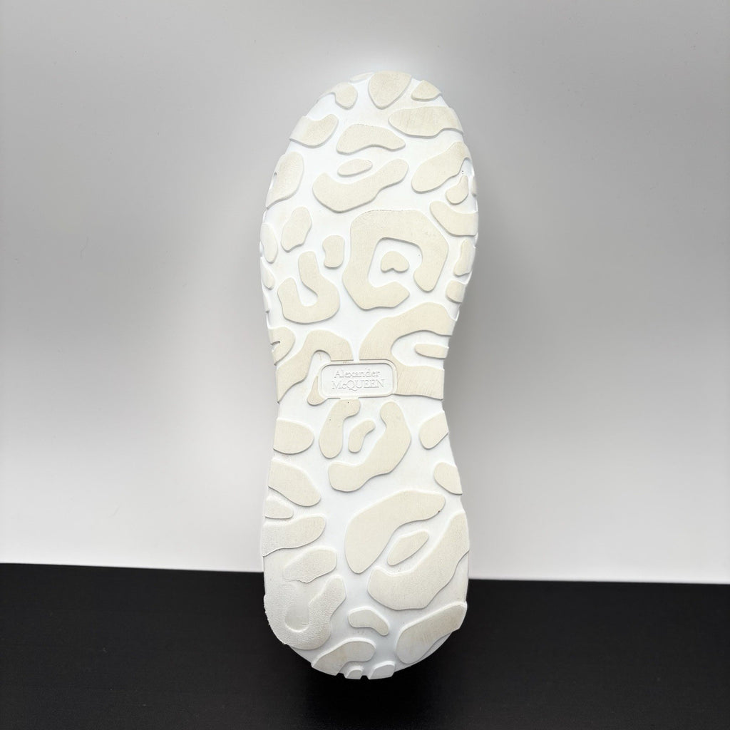 Size 45 (12 US) - Alexander McQueen Court Trainer ‘ White/Red ‘  | GOOD COND!