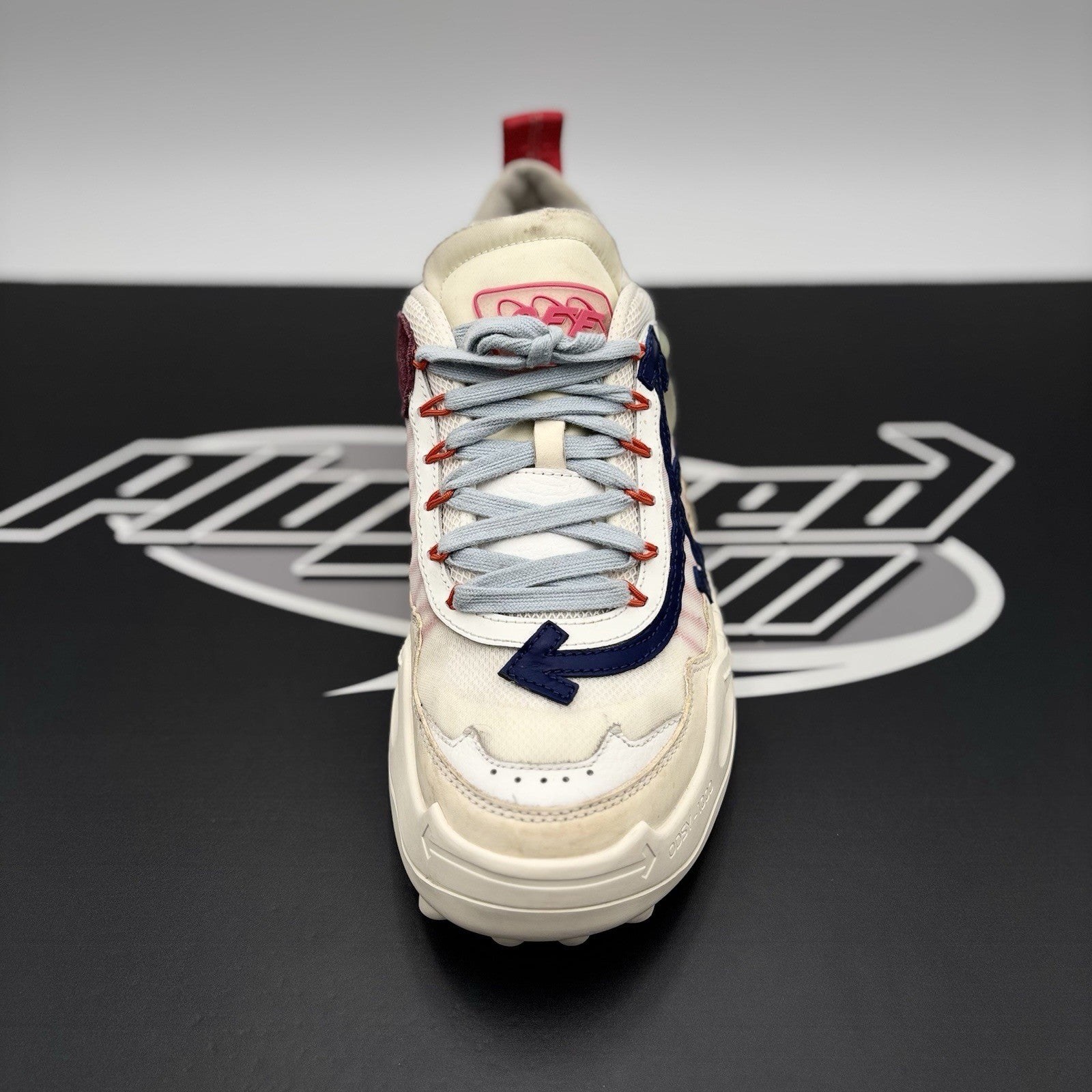 Size 43 (10 US) Off-White Odsy-1000 ' White Multi ' | GREAT CONDITION!