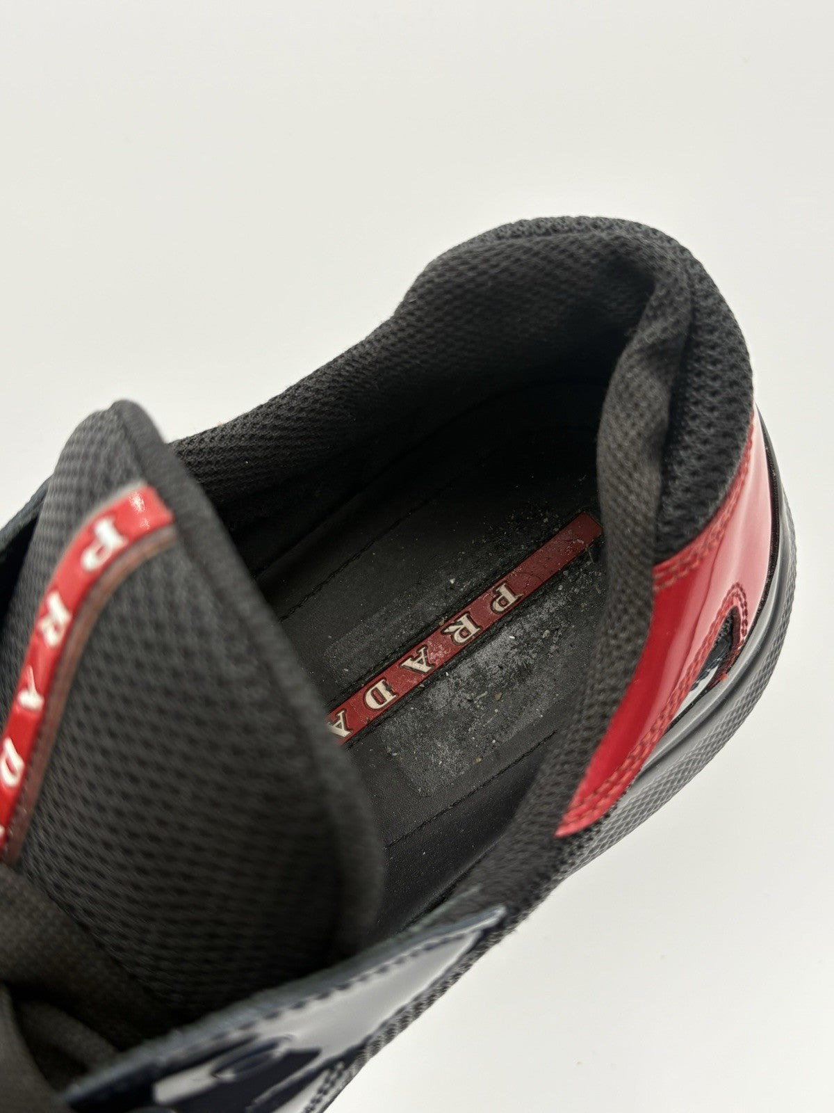 Size 10 UK (11 US) Prada Americas Cup ' Navy Red ' | GREAT CONDITION!