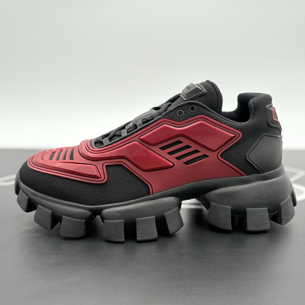 Size 7 UK (8 US) - Prada Cloudbust Thunder ' Red Black ' | SUPER CLEAN!