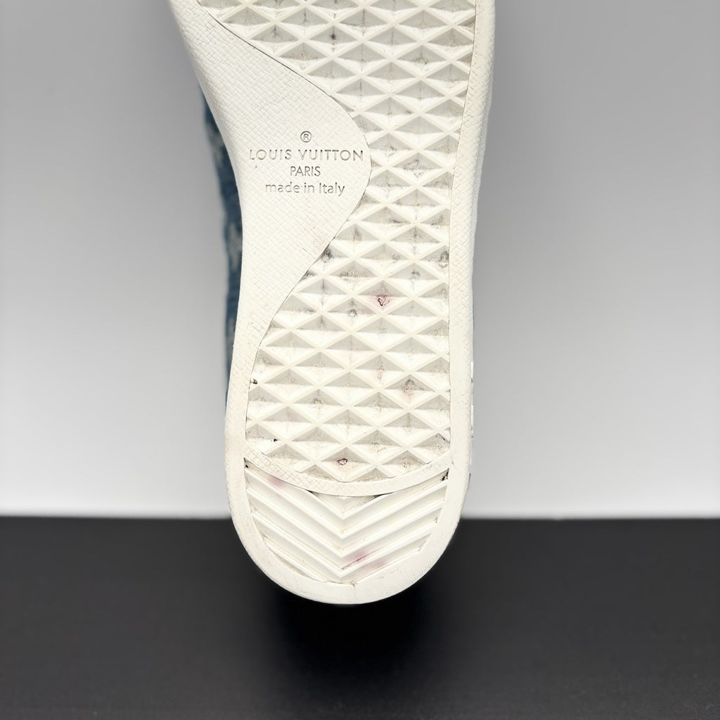 Size 11 LV (12-12.5 US) - Louis Vuitton Luxembourg ‘ Denim Monogram ‘ | GOOD!