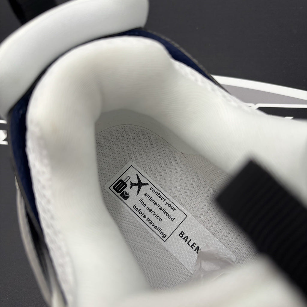 Size 46 (13 US) - Balenciaga Track LED Sneaker ' Silver Navy ' | BRAND NEW!