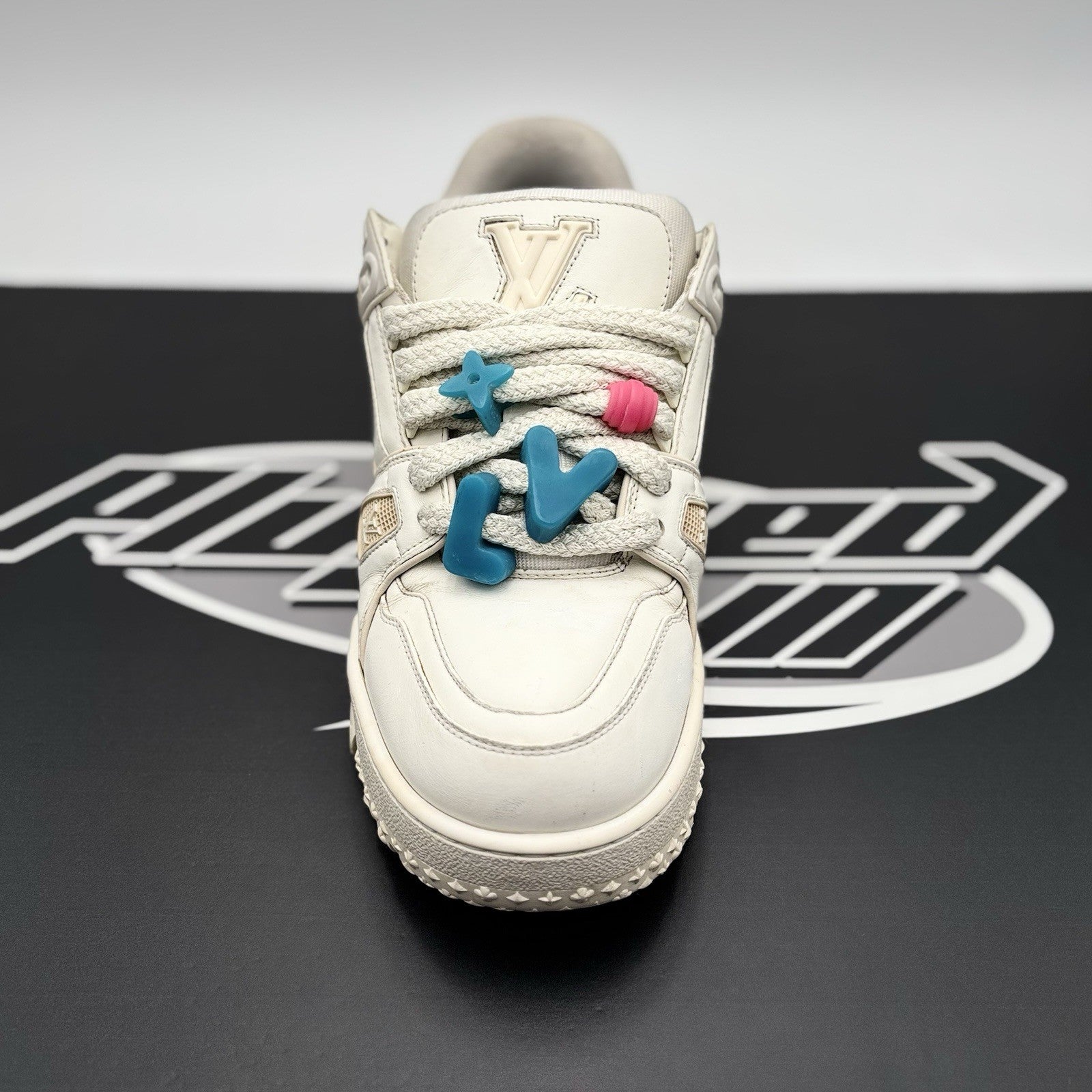 Size 9 LV (10-10.5 US) - Louis Vuitton Maxi Trainer ' White '