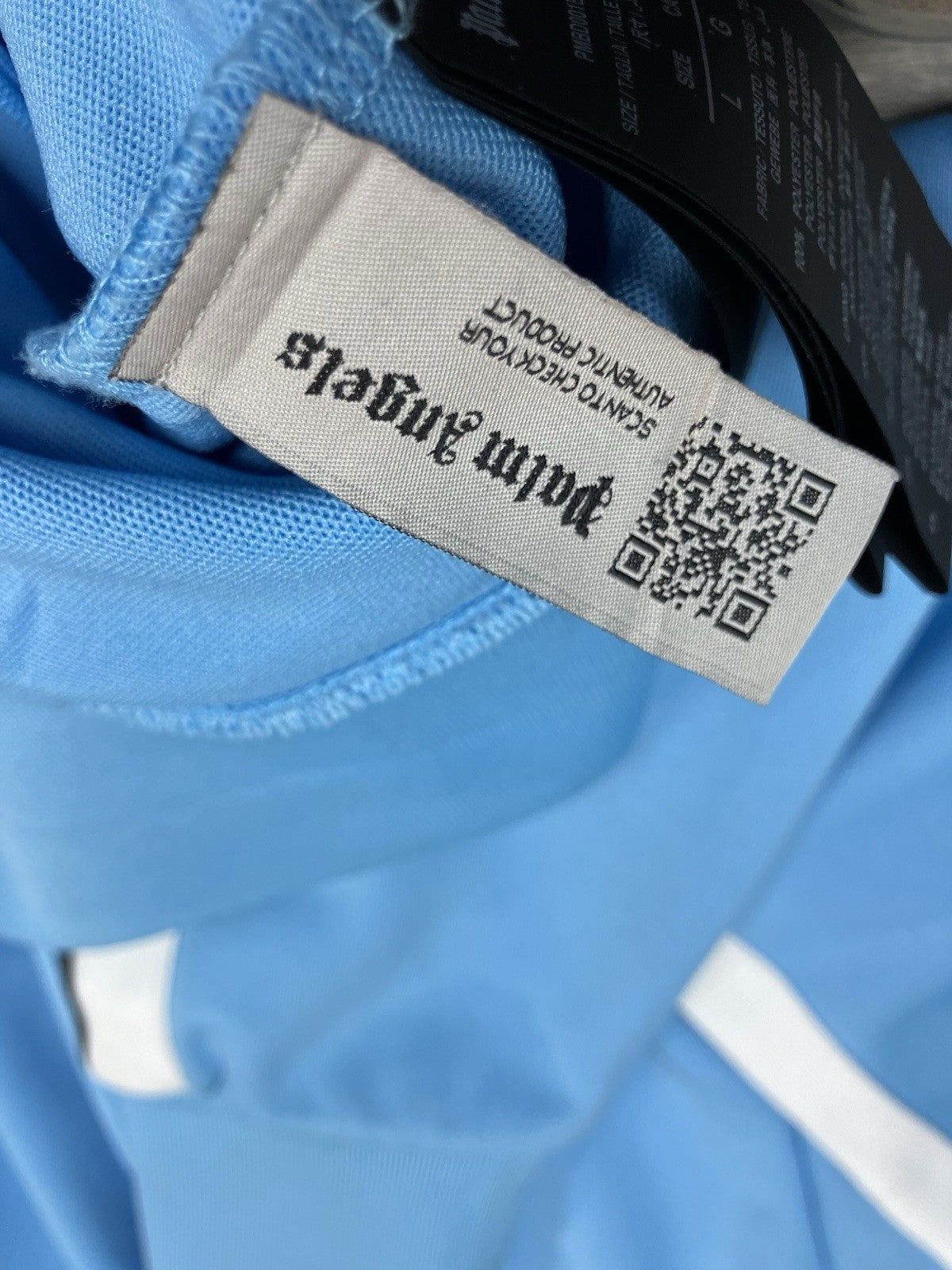 Size Large - Palm Angels Classic Track Jacket ' Light Blue ' | EXCELLENT COND!
