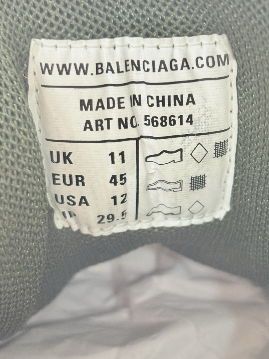 Size 45 (12 US) - Balenciaga Track.2 Sneakers ' Khaki Green ' | GREAT CONDITION!