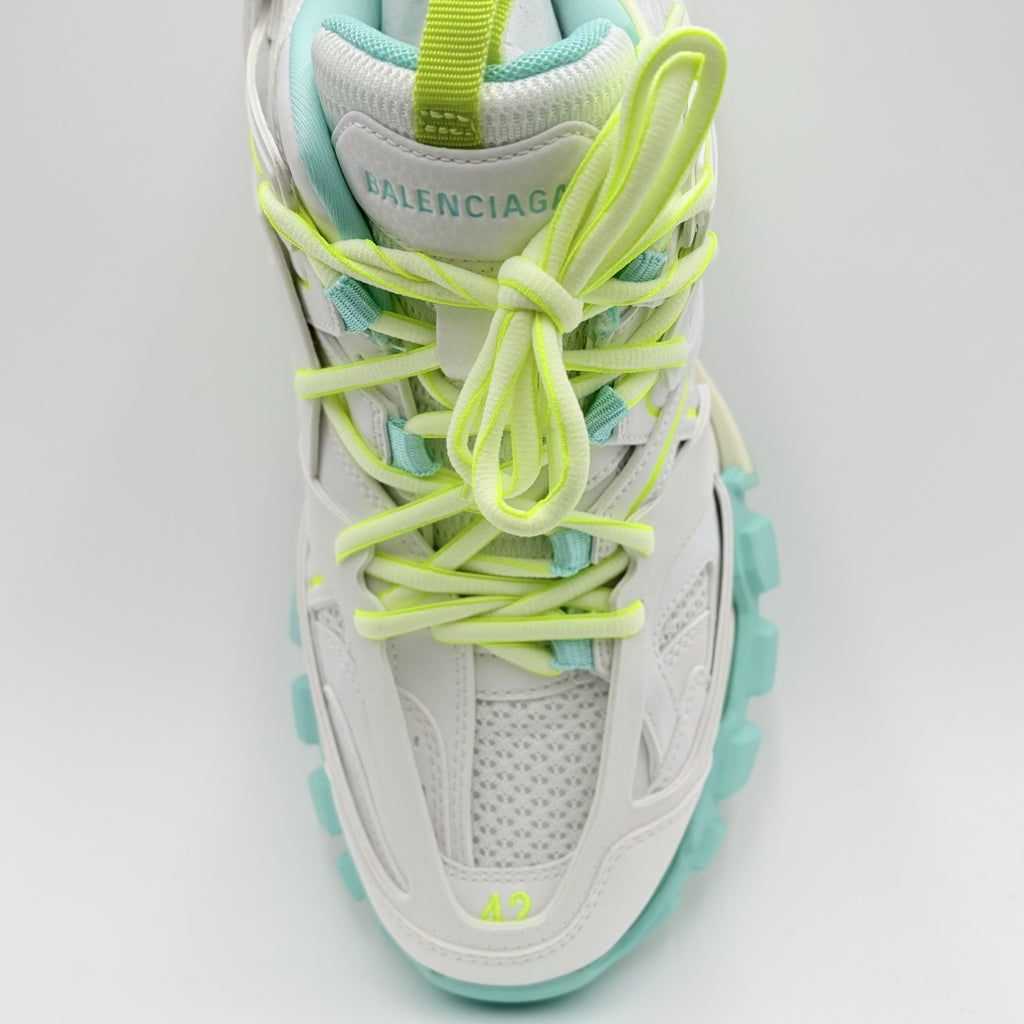 Size 42 (9 US) - Balenciaga Track ' White Yellow Blue ' | BRAND NEW!