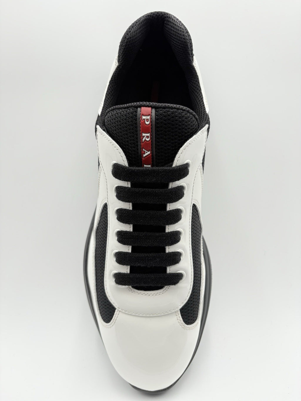 Size 8.5 UK (9.5 US) - Prada Americas Cup ' Black White ' | SUPER CLEAN!