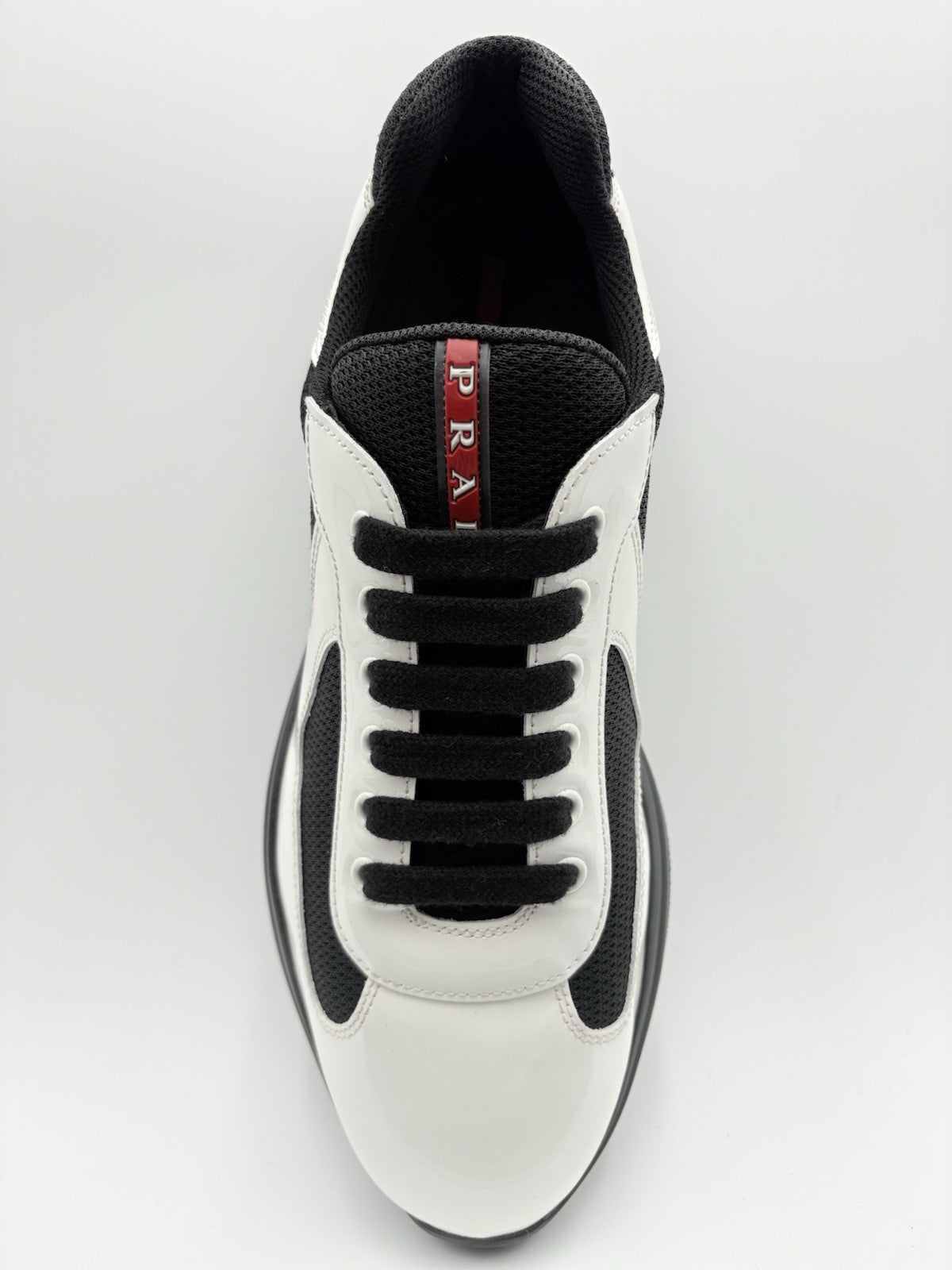 Size 8.5 UK (9.5 US) - Prada Americas Cup ' Black White ' | SUPER CLEAN!