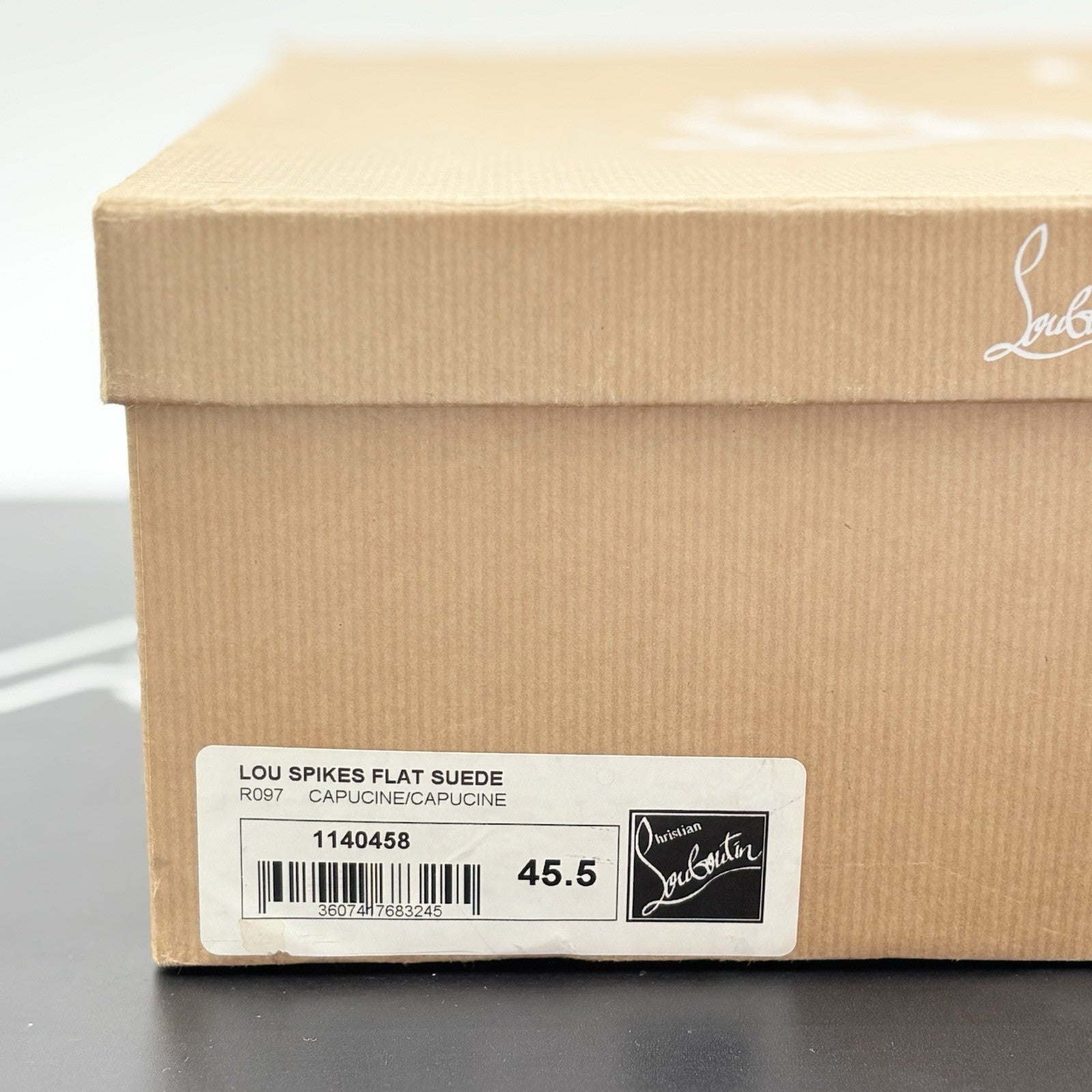 Size 45.5 (12.5 US) - Christian Louboutin Spikes ' Orange ' | BRAND NEW!