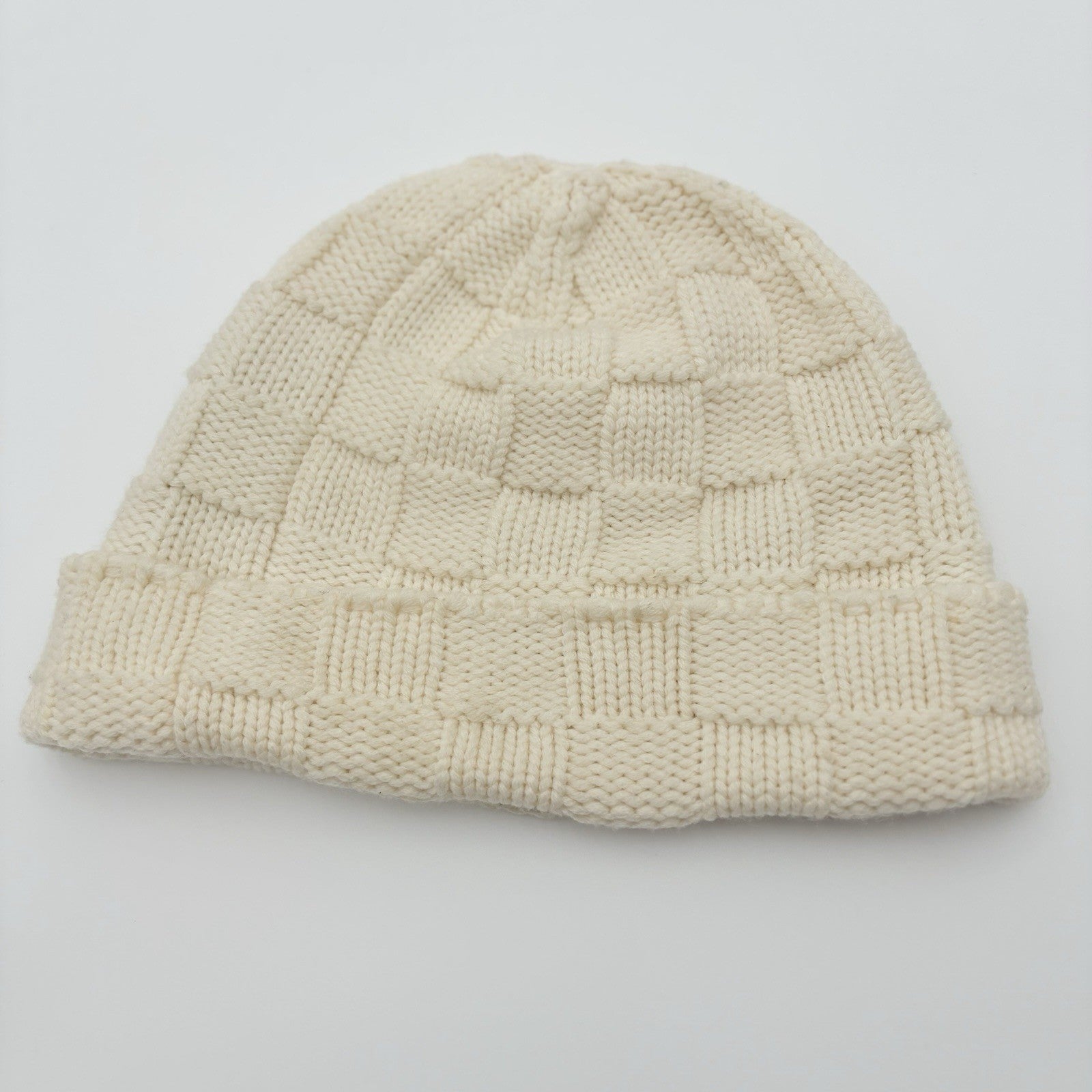 Louis Vuitton Damier Snug Beanie ' Crème' | SUPER CLEAN!
