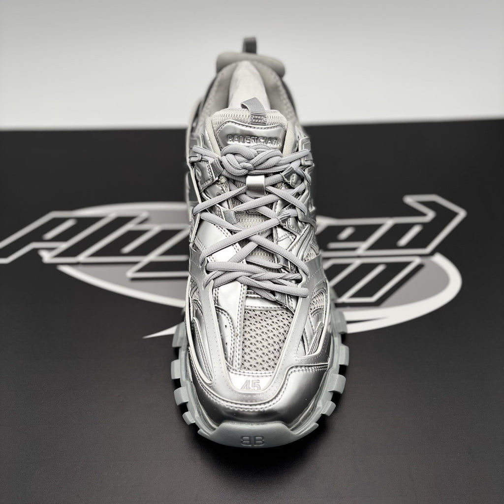 Size 45 EU (12 US) - Balenciaga Track ' Triple Silver ' | BRAND NEW!