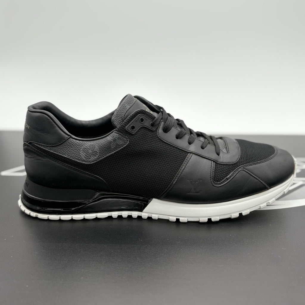 Size 9.5 LV (10.5-11 US) Louis Vuitton Run Away ' Black White ' | GOOD CONDITION