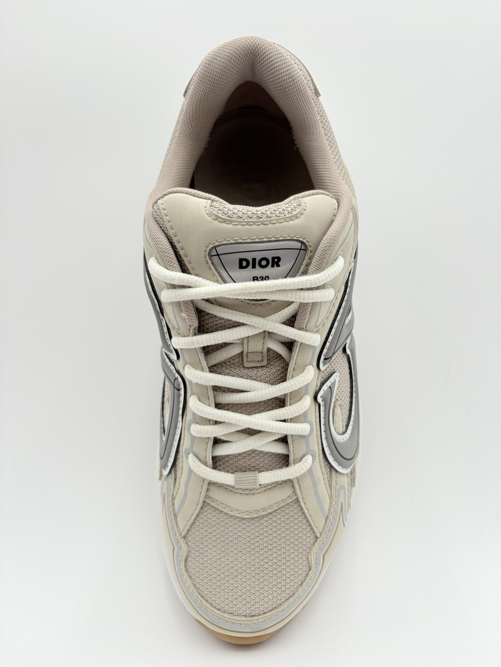 Size 41 (8 US) - Dior B30 Reflective Sneaker ' Tan White ' | GREAT CONDITION!