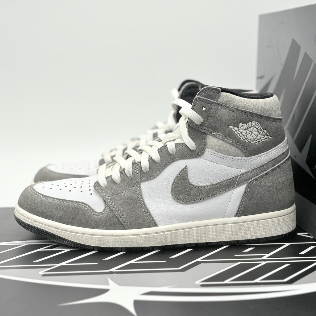 Size 10.5 - Air Jordan 1 Retro OG High ' Washed Black ' | ONLY WORN 1-3x