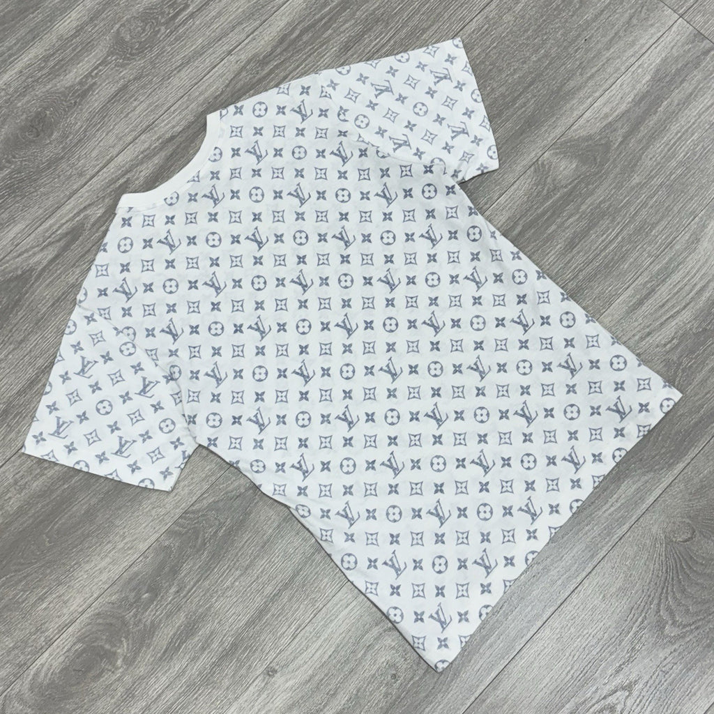 Size M - Louis Vuitton Monogram Printed With Chain ' White Blue ' | SUPER CLEAN!
