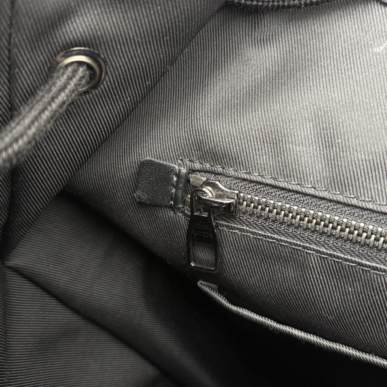 Louis Vuitton Cristopher MM Monogram Eclipse Backpack ' Black Grey '