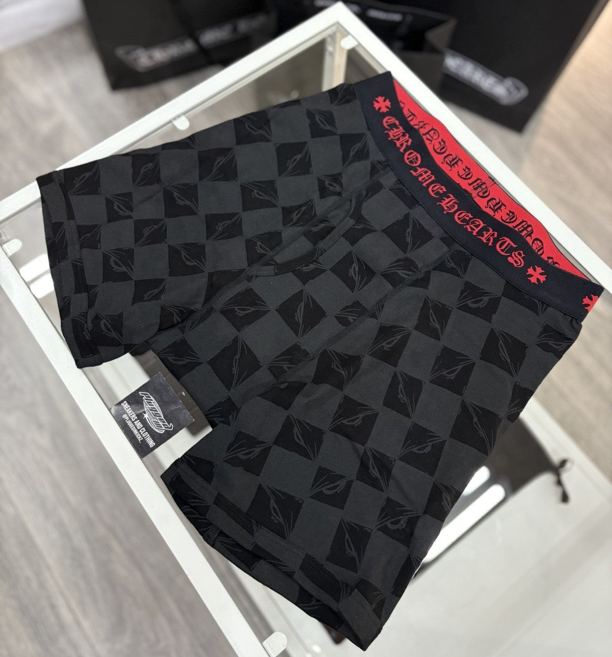 Size XXL - Chrome Hearts Matty Boy 99 Eyes Boxer Brief Shorts ' Black ' | NEW