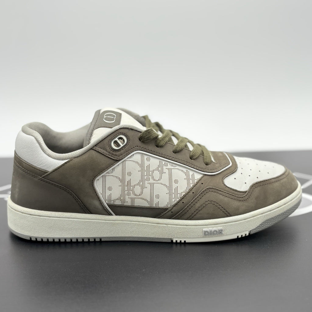 Size 45 (12 US) - Dior B27 Low Dior ' Olive White ' | GREAT CONDITION!