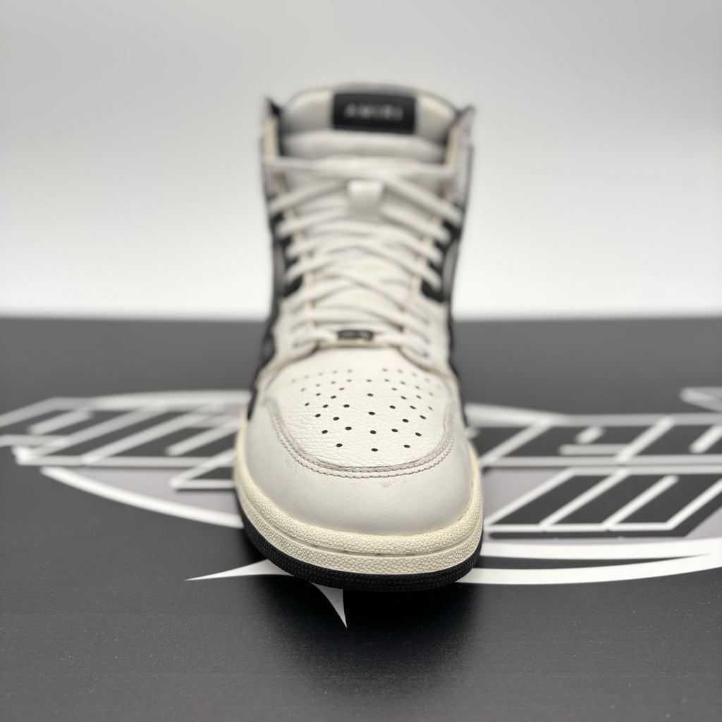 Size 42 (9US) - Amiri Skel High Top Sneakers ' White, Black ' | GREAT CONDITION!