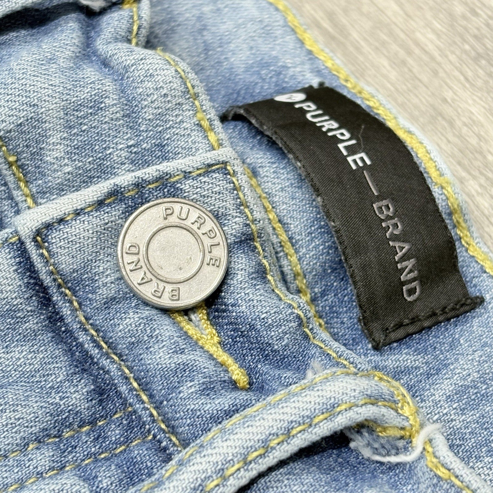 Size 30 - Purple Brand ' Light Blue ' | Ripped-Knee | GREAT CONDITION!