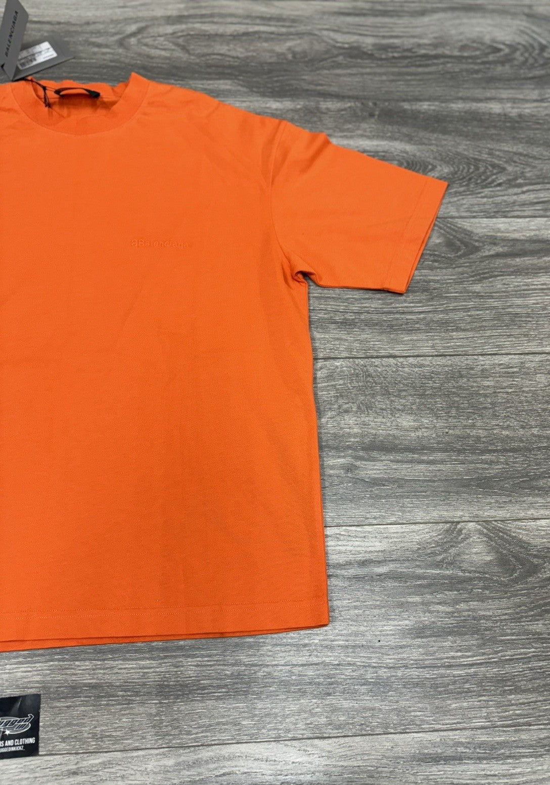 Size XS - Balenciaga Casual T-Shirt ' Fluorescent Orange ' | NEW!