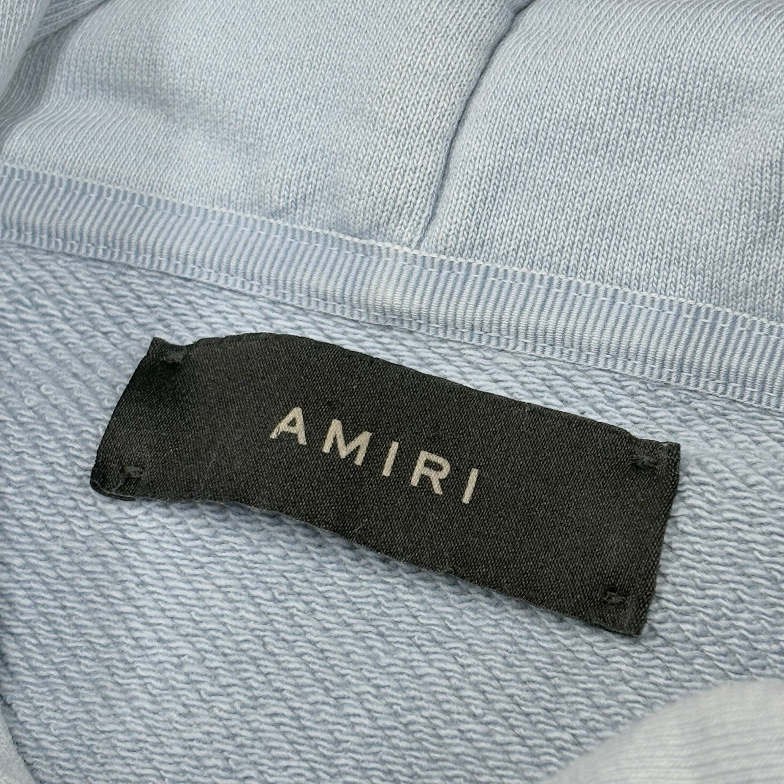 Size L - Amiri Filigree Embroidered Hoodie ' Blue ' | GREAT CONDITION!