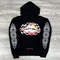 Size Small - Chrome Hearts x Matty Boy Flower Chomper Hoodie ' Black ' | CLEAN!