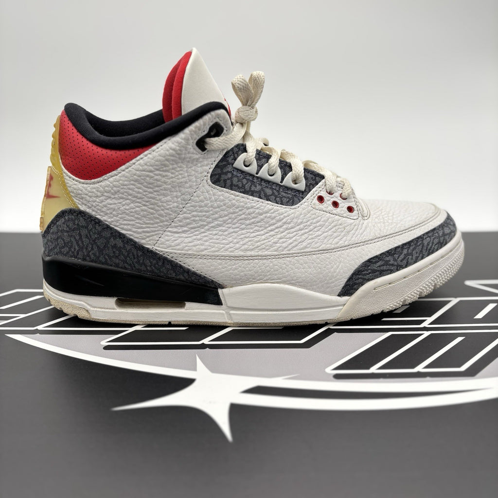 Size 11.5 - Jordan 3 Retro Denim SE Fire Red 2020 | GOOD CONDITION!