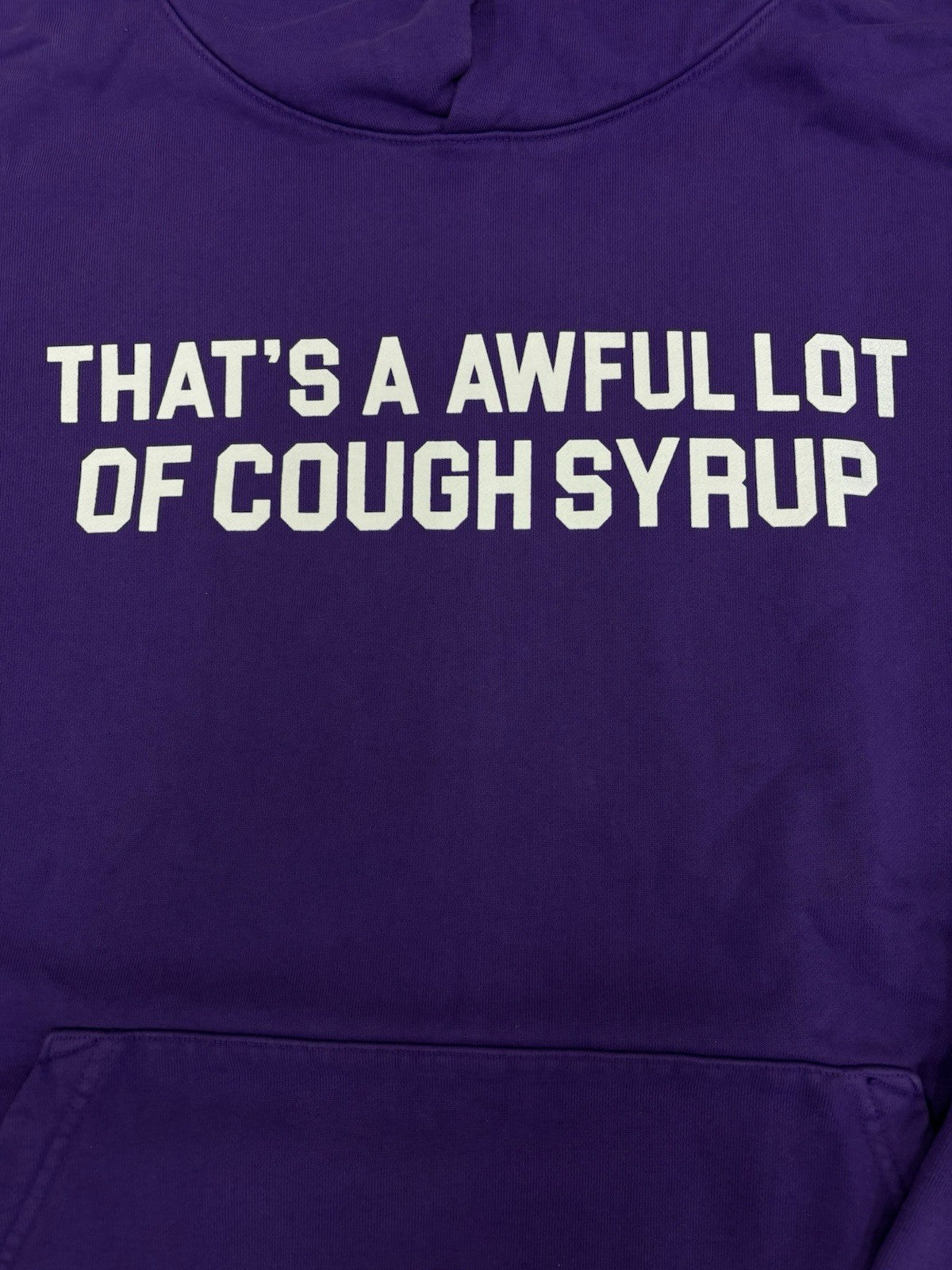 Size S - Awful Lot Of Cough Syrup Hoodie ‘ Purple ‘ | BRAND NEW!