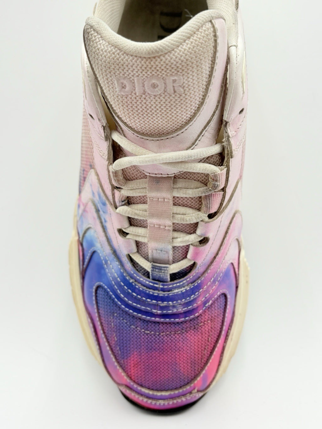 Size 40 (7 US) - Christian Dior CD1 ' Tie Dye Pink Blue '