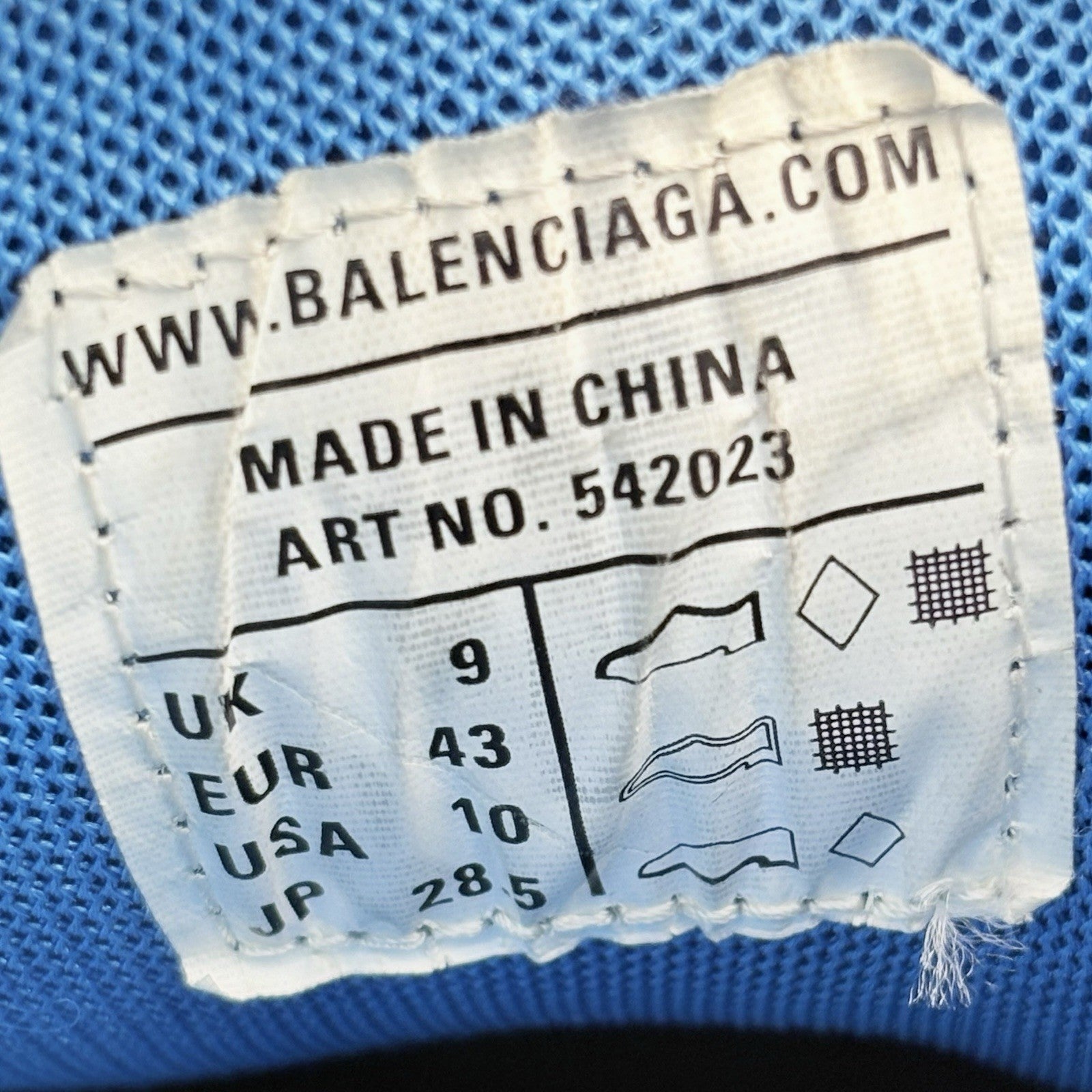 Size 43 (10 US) - Balenciaga Track Sneaker ' Grey Blue ' | GOOD CONDITION!