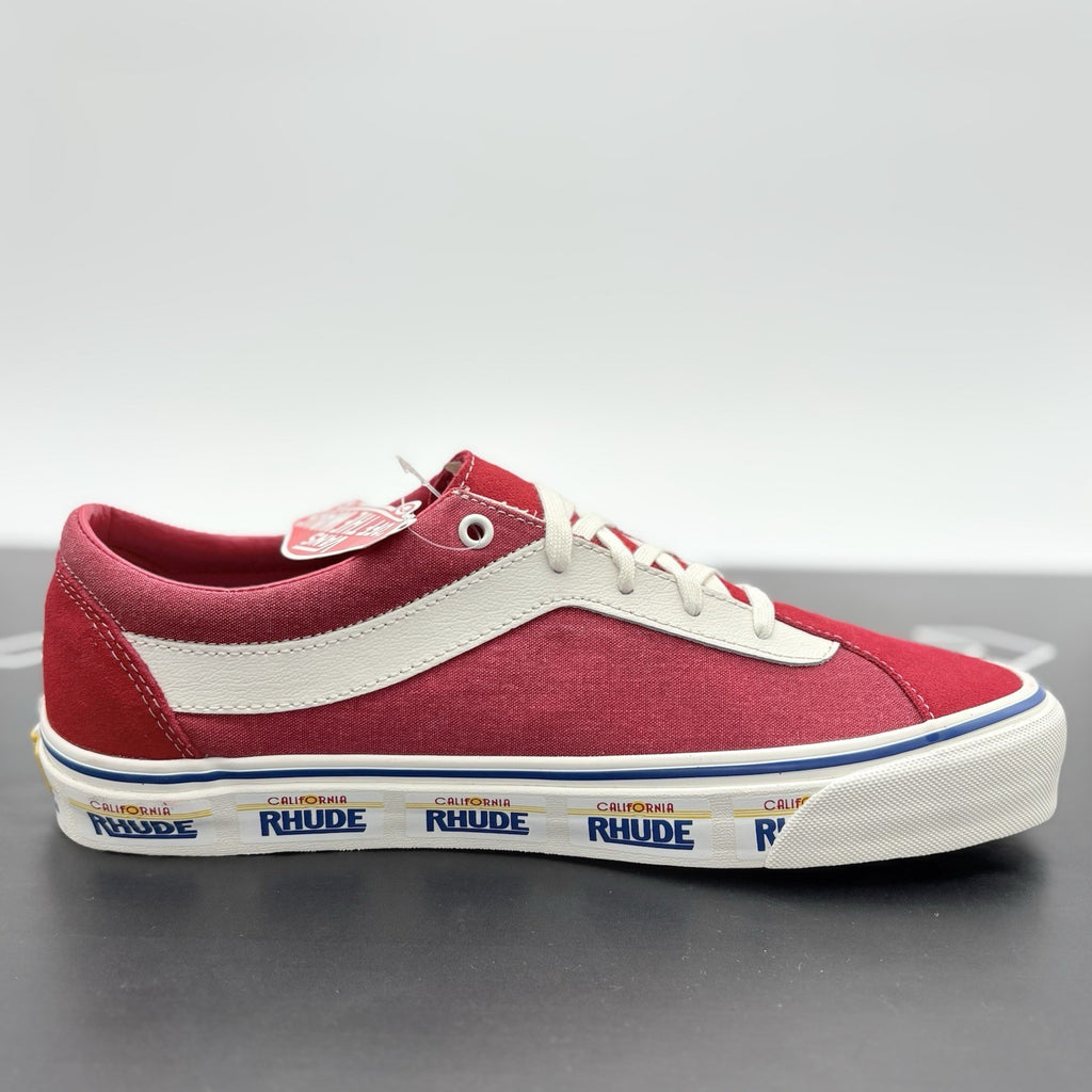 Size 11 - Rhude x Vans Bold Ni ' California Plate - Red ' | BRAND NEW!