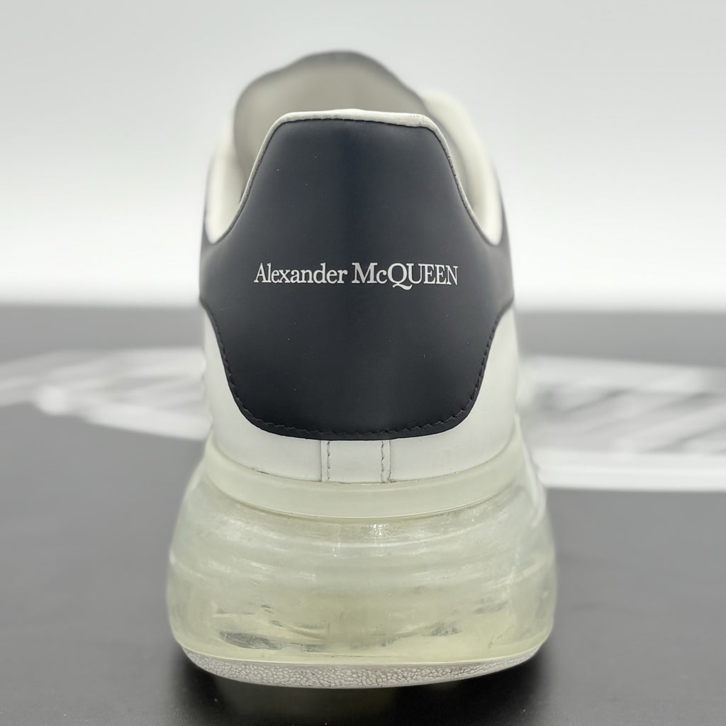 Size 44 (11 US) Alexander McQueen Clear Sole ' Black White ' | GOOD CONDITION!
