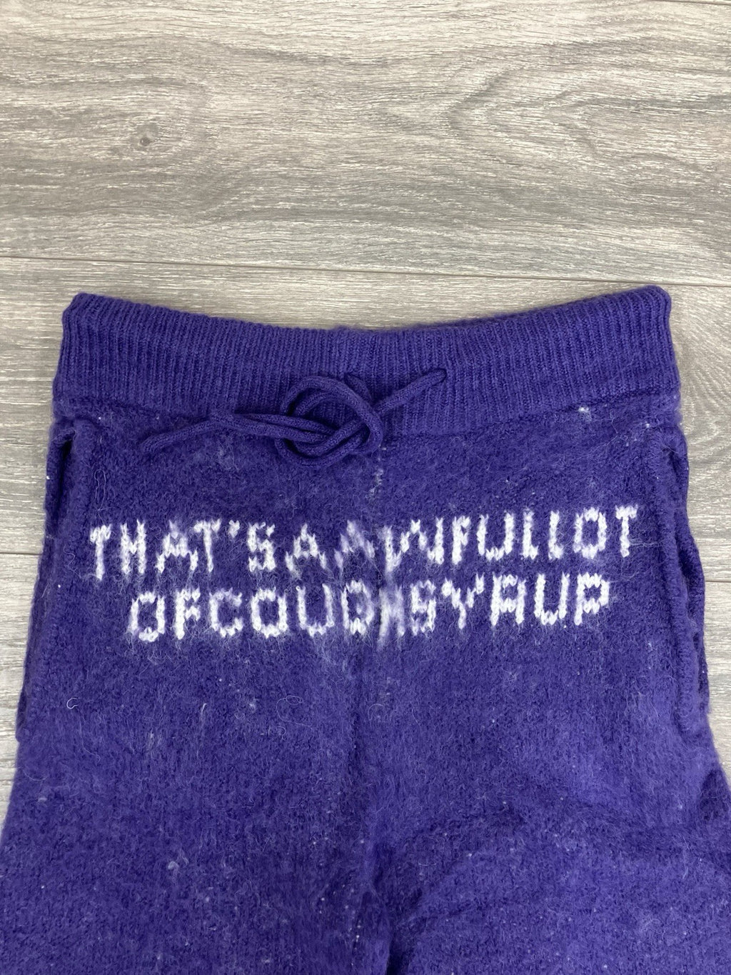 Size XXL - That's A Awful Lot Of Cough Syrup Mohair Pants ' Purple ' | NEW!