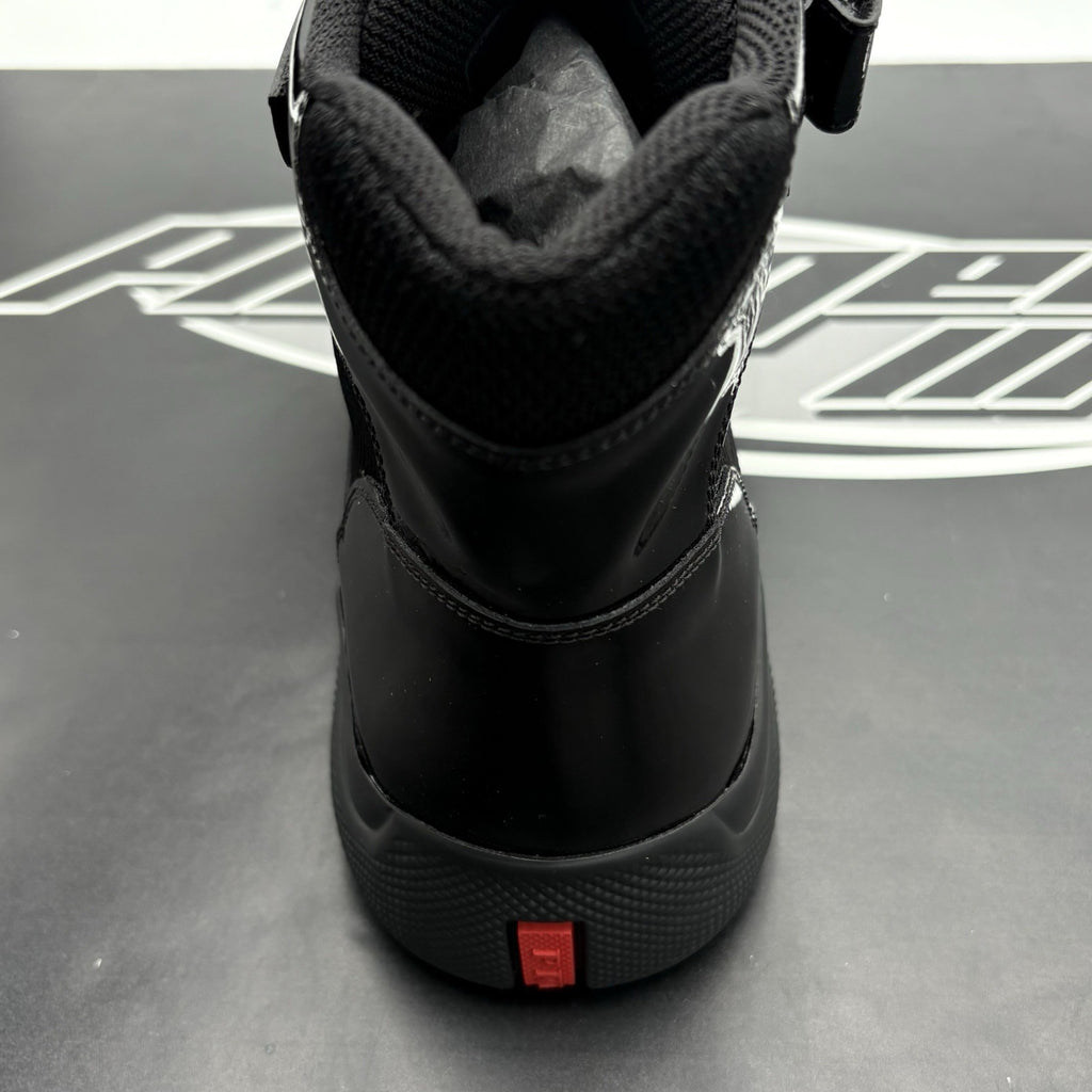 Size 10.5 UK (11.5 US) - Prada Cup High Top ' Black ' | BRAND NEW!