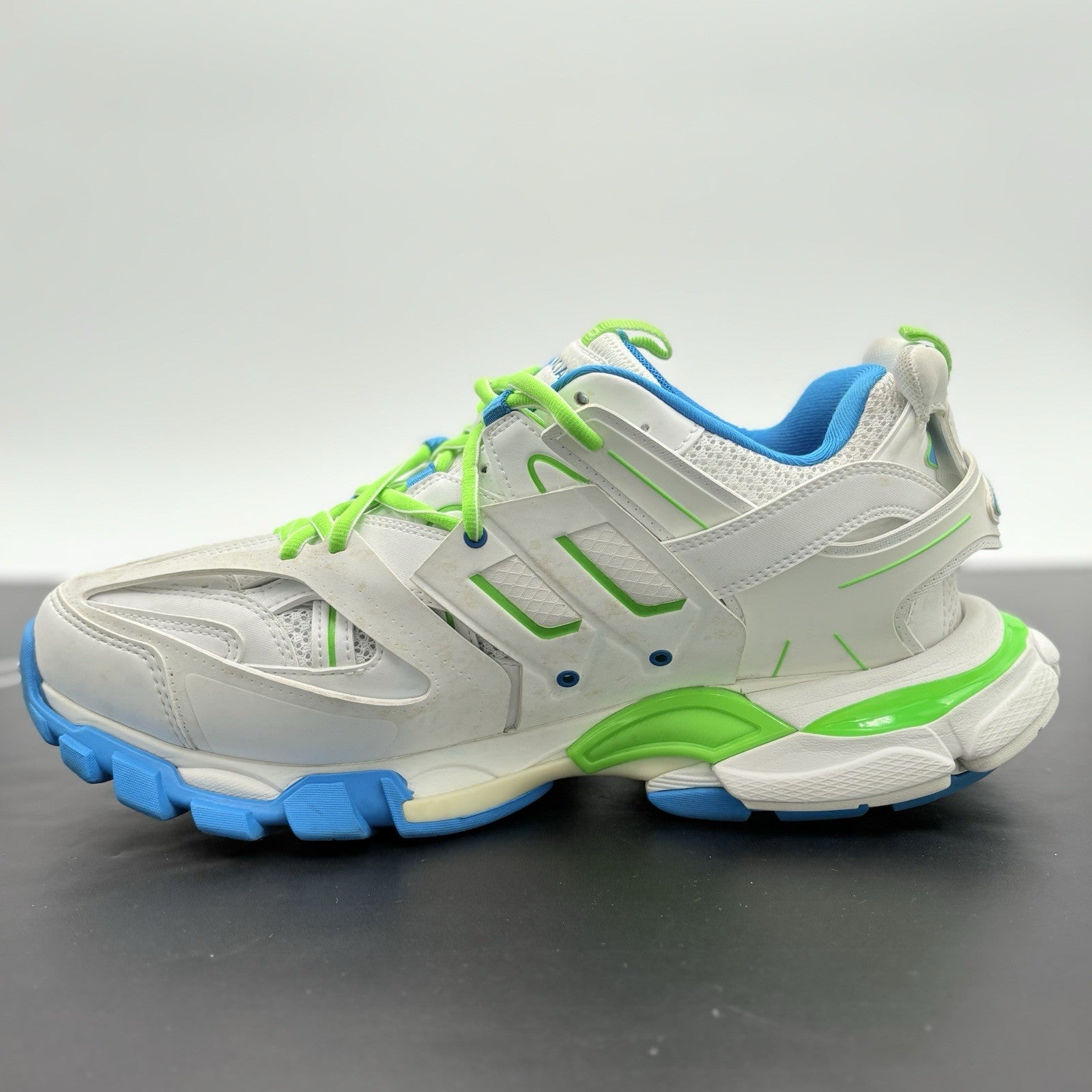 Size 45 (12 US) Balenciaga Track ' White Blue Green ' | GREAT CONDITION | CLEAN