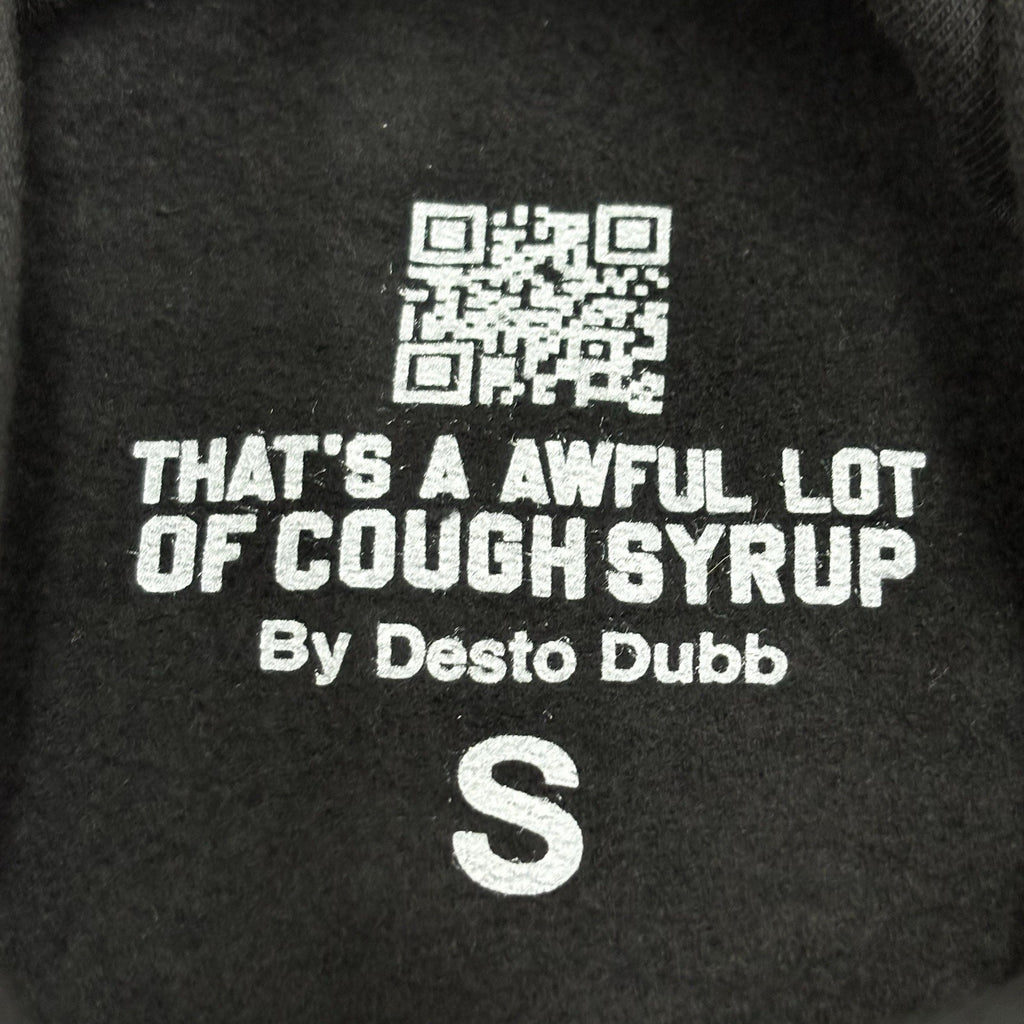 Size S - Thats A Awful Lot Of Cough Syrup Hoodie ' Black ' | NEW!