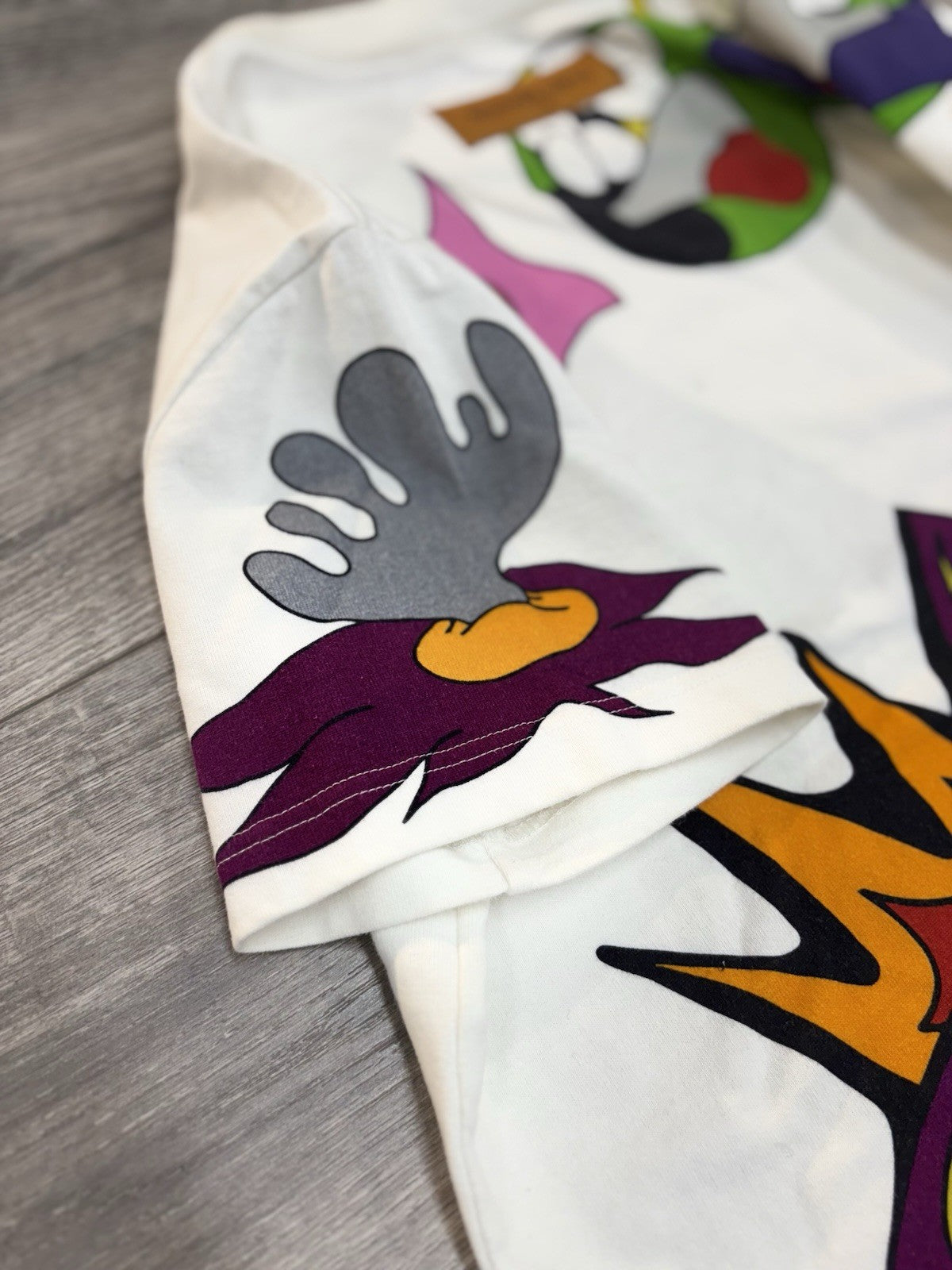 Size Small - Louis Vuitton Cartoon Short Sleeve T-Shirt ' White ' | EXCELLENT!