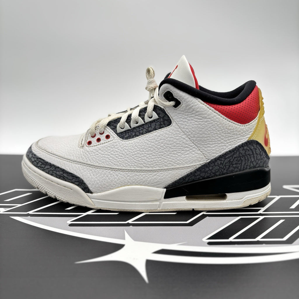 Size 11.5 - Jordan 3 Retro Denim SE Fire Red 2020 | GOOD CONDITION!