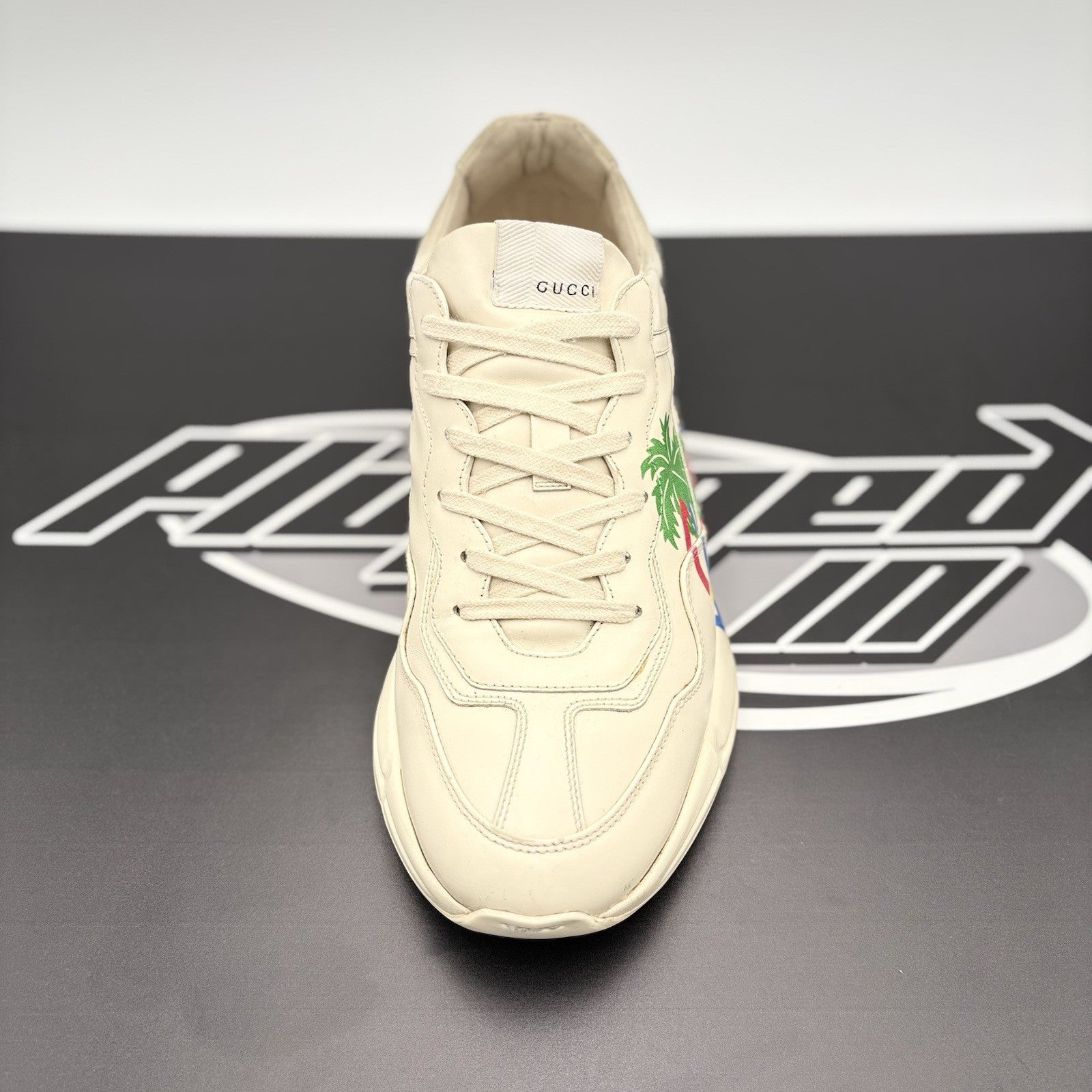 Size 9 G (9.5 US) Gucci Rhyton GG  ‘ Hawaii Ivory Multi ’ | GOOD CONDITION!