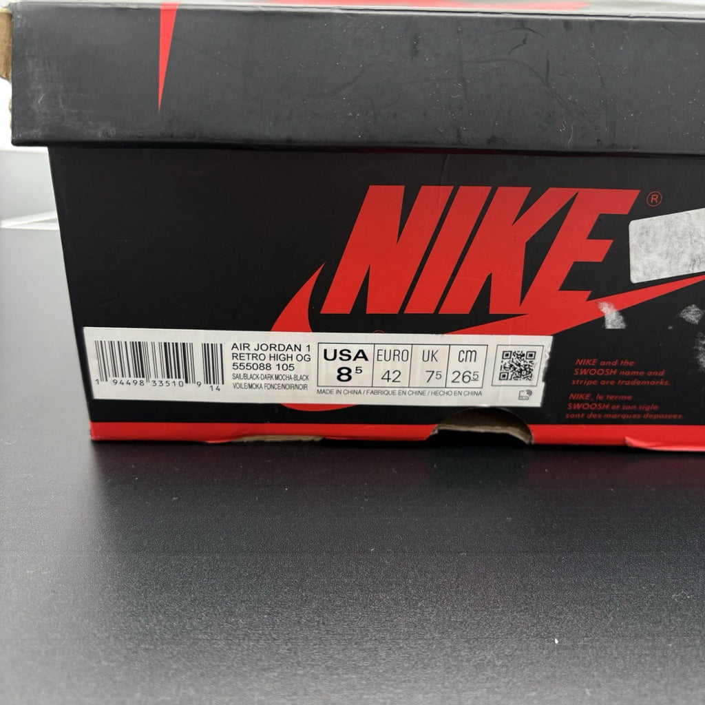 Size 8.5 - Air Jordan 1 Retro OG High ' Dark Mocha ' | GOOD CONDITION!